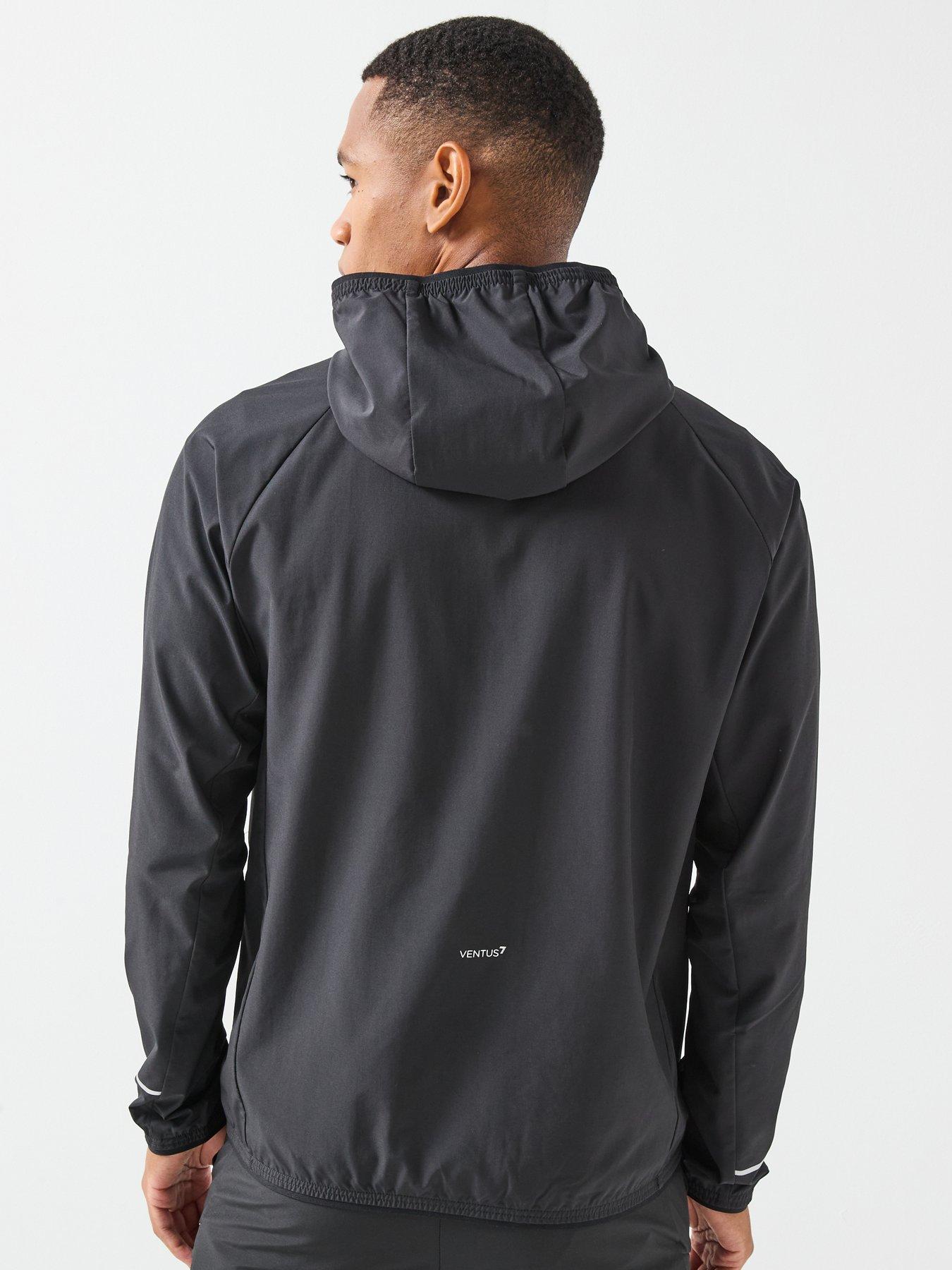 Image 2 of 6 of EA7 Emporio Armani Ventus7 Full Zip Tech Hoodie - Black