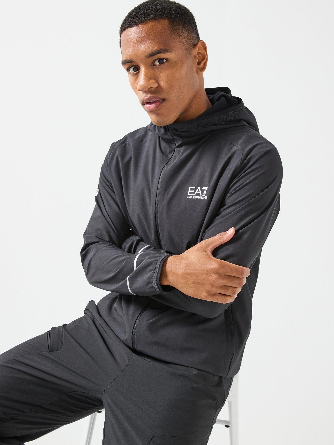 Image 6 of 6 of EA7 Emporio Armani Ventus7 Full Zip Tech Hoodie - Black