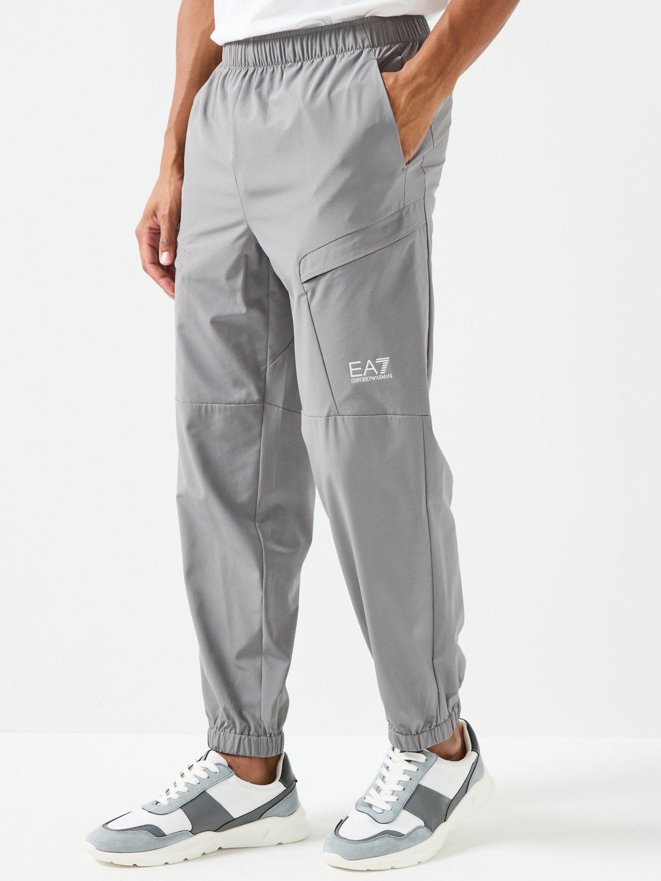 Image 1 of 6 of EA7 Emporio Armani Ventus7 Tech Cargo Trousers - Grey