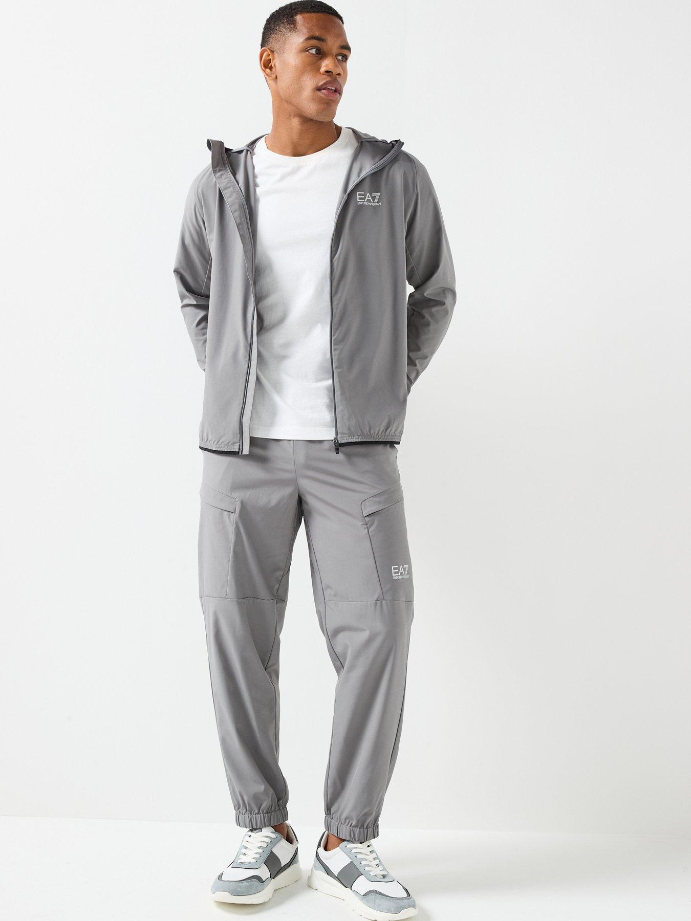 Image 3 of 6 of EA7 Emporio Armani Ventus7 Tech Cargo Trousers - Grey