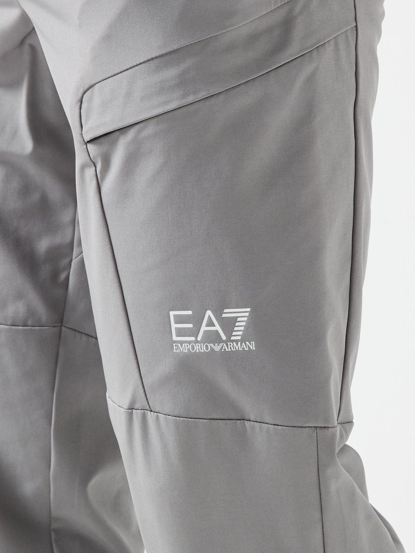Image 4 of 6 of EA7 Emporio Armani Ventus7 Tech Cargo Trousers - Grey