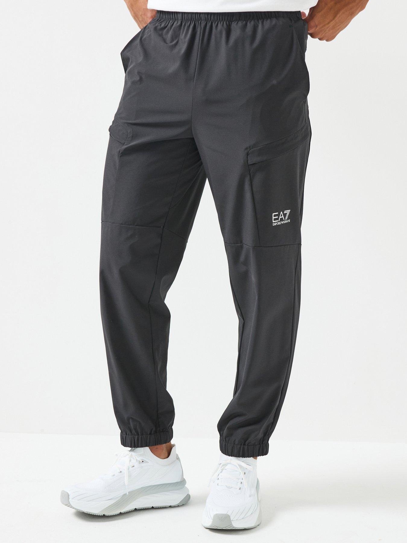 Image 1 of 6 of EA7 Emporio Armani Ventus7 Tech Cargo Trousers - Black