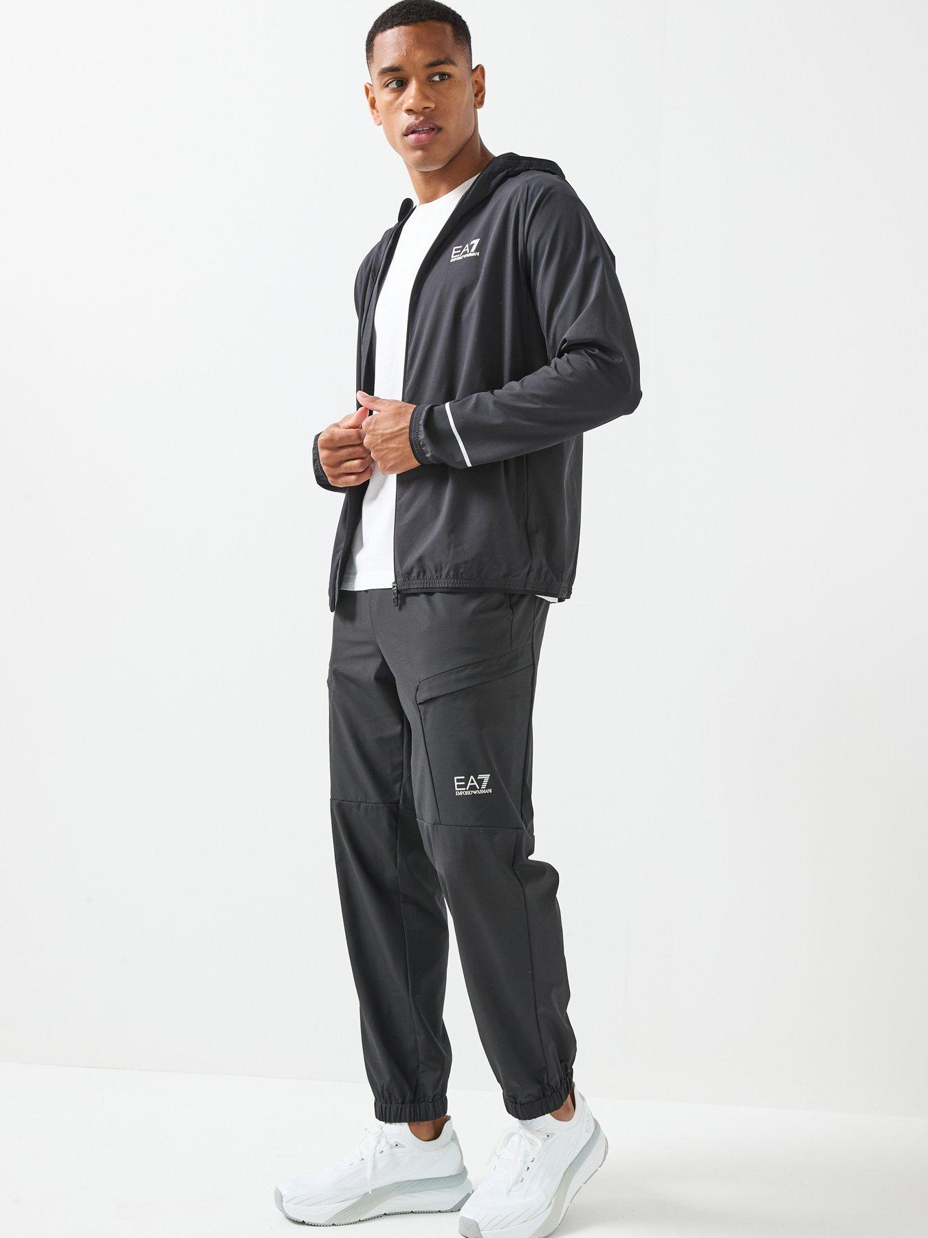Image 3 of 6 of EA7 Emporio Armani Ventus7 Tech Cargo Trousers - Black
