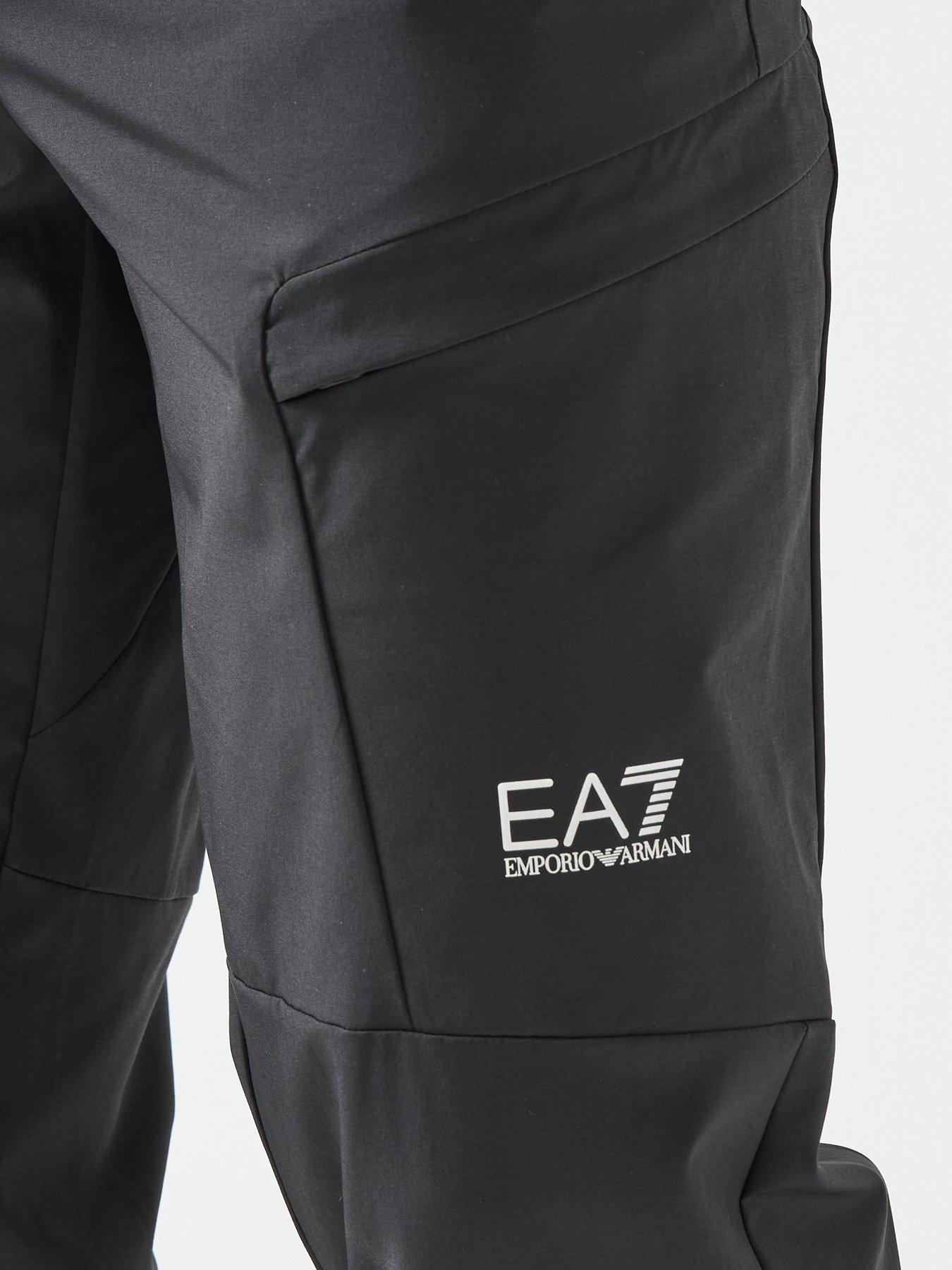 Image 4 of 6 of EA7 Emporio Armani Ventus7 Tech Cargo Trousers - Black