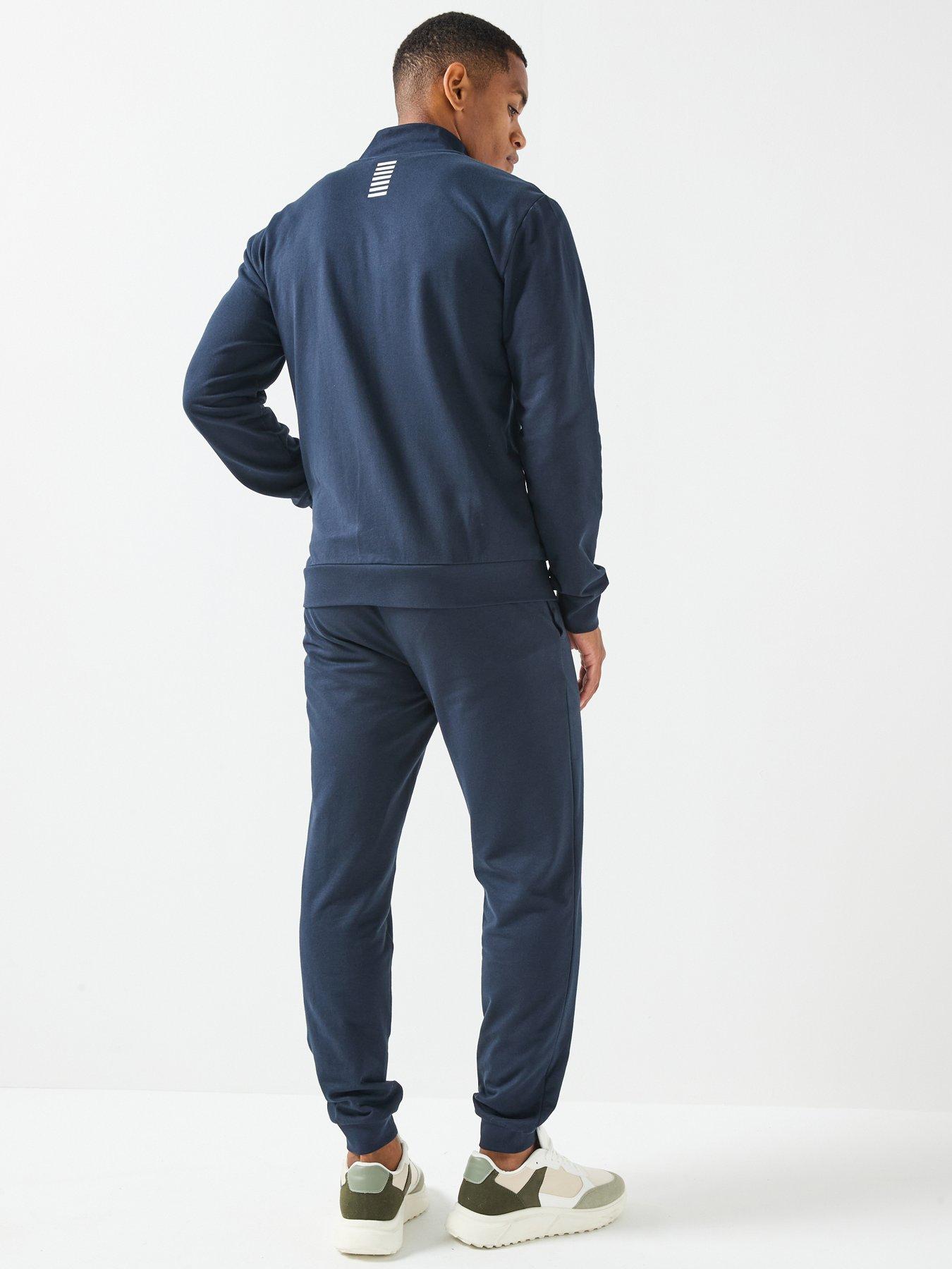 Image 2 of 6 of EA7 Emporio Armani Train Core ID Full Zip Tracksuit - Navy