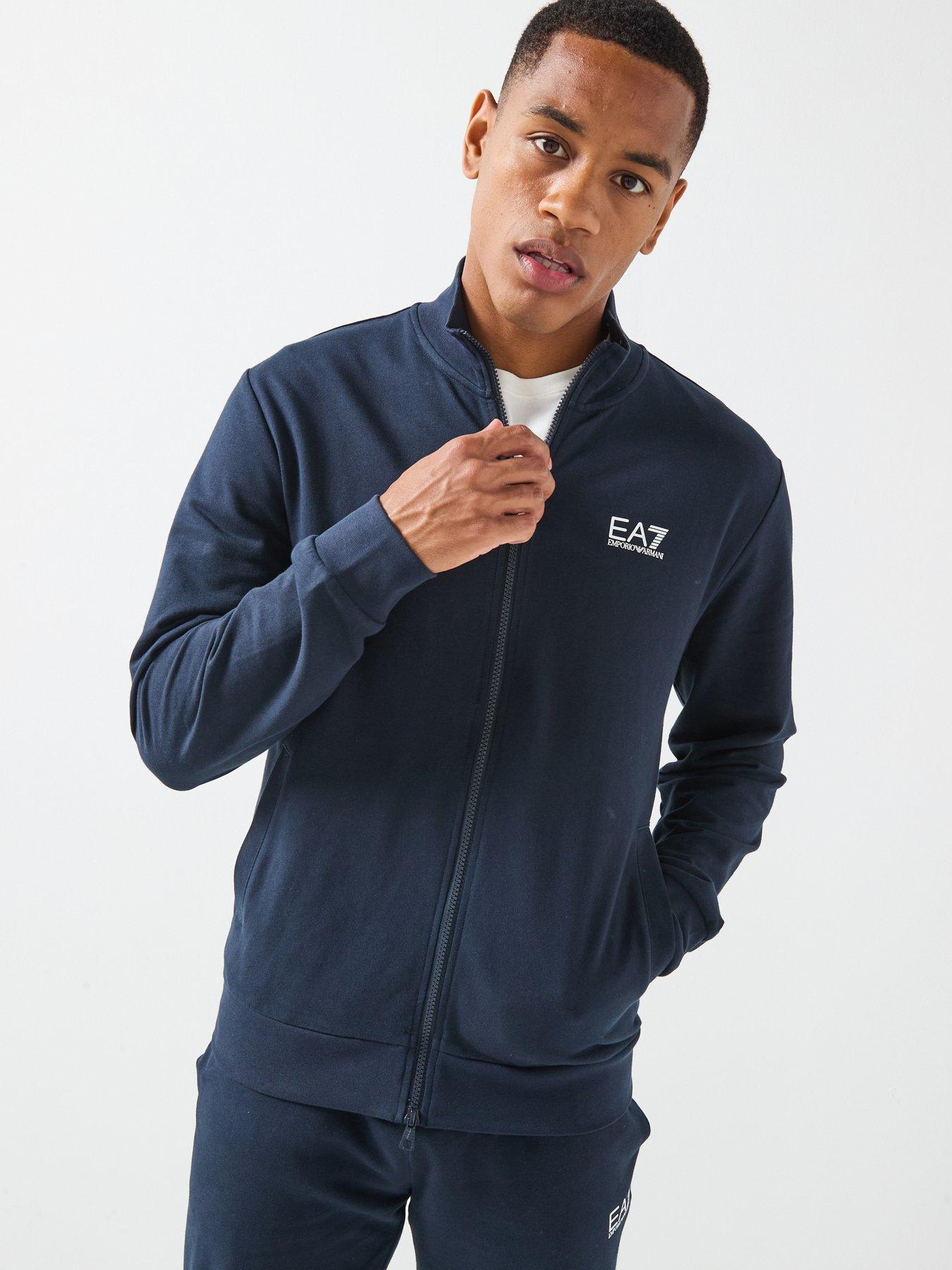 Image 3 of 6 of EA7 Emporio Armani Train Core ID Full Zip Tracksuit - Navy