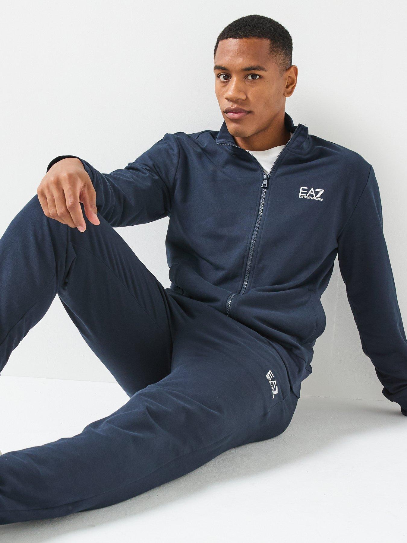Image 6 of 6 of EA7 Emporio Armani Train Core ID Full Zip Tracksuit - Navy