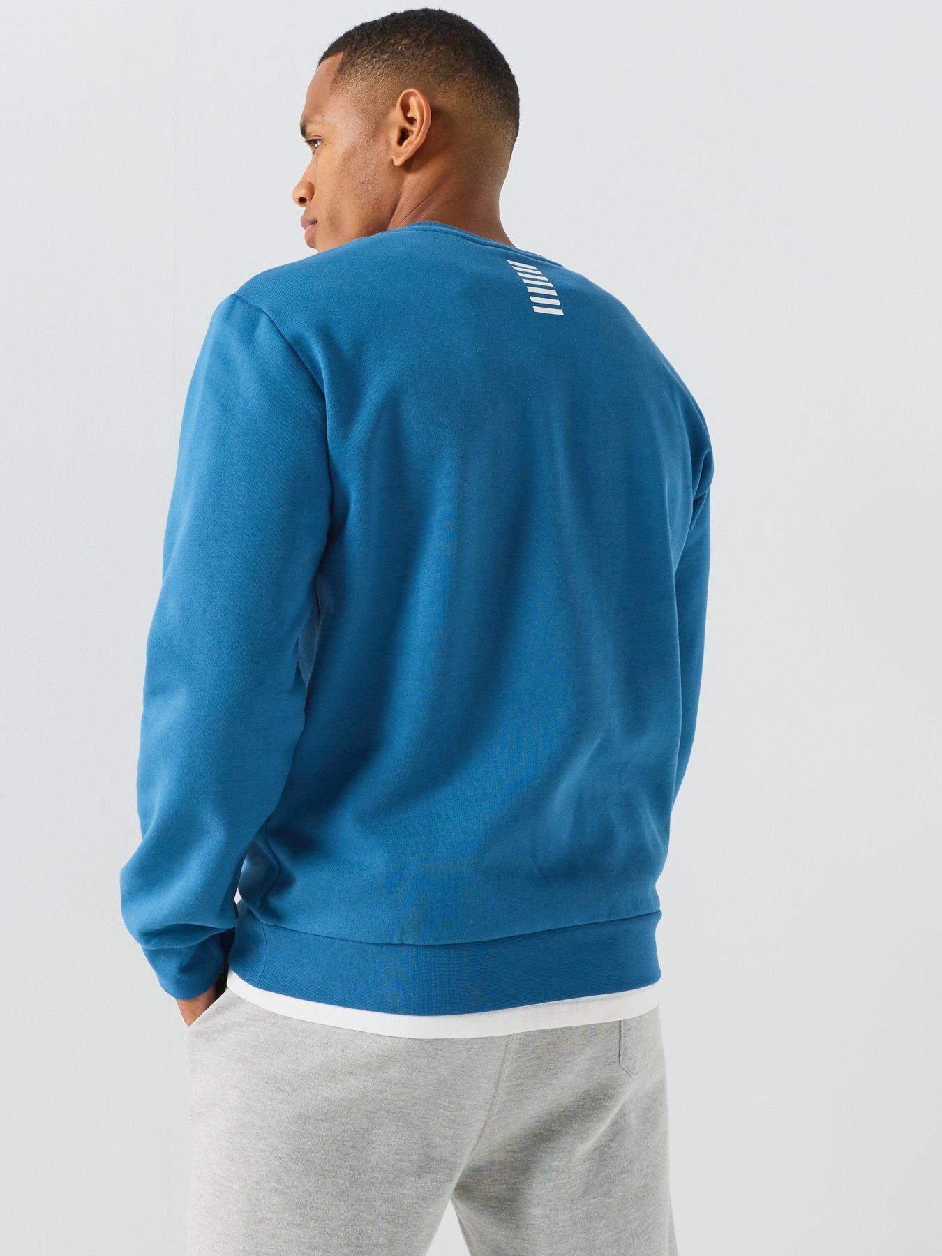 Image 2 of 5 of EA7 Emporio Armani Core Id Logo Crew Sweatshirt - Blue