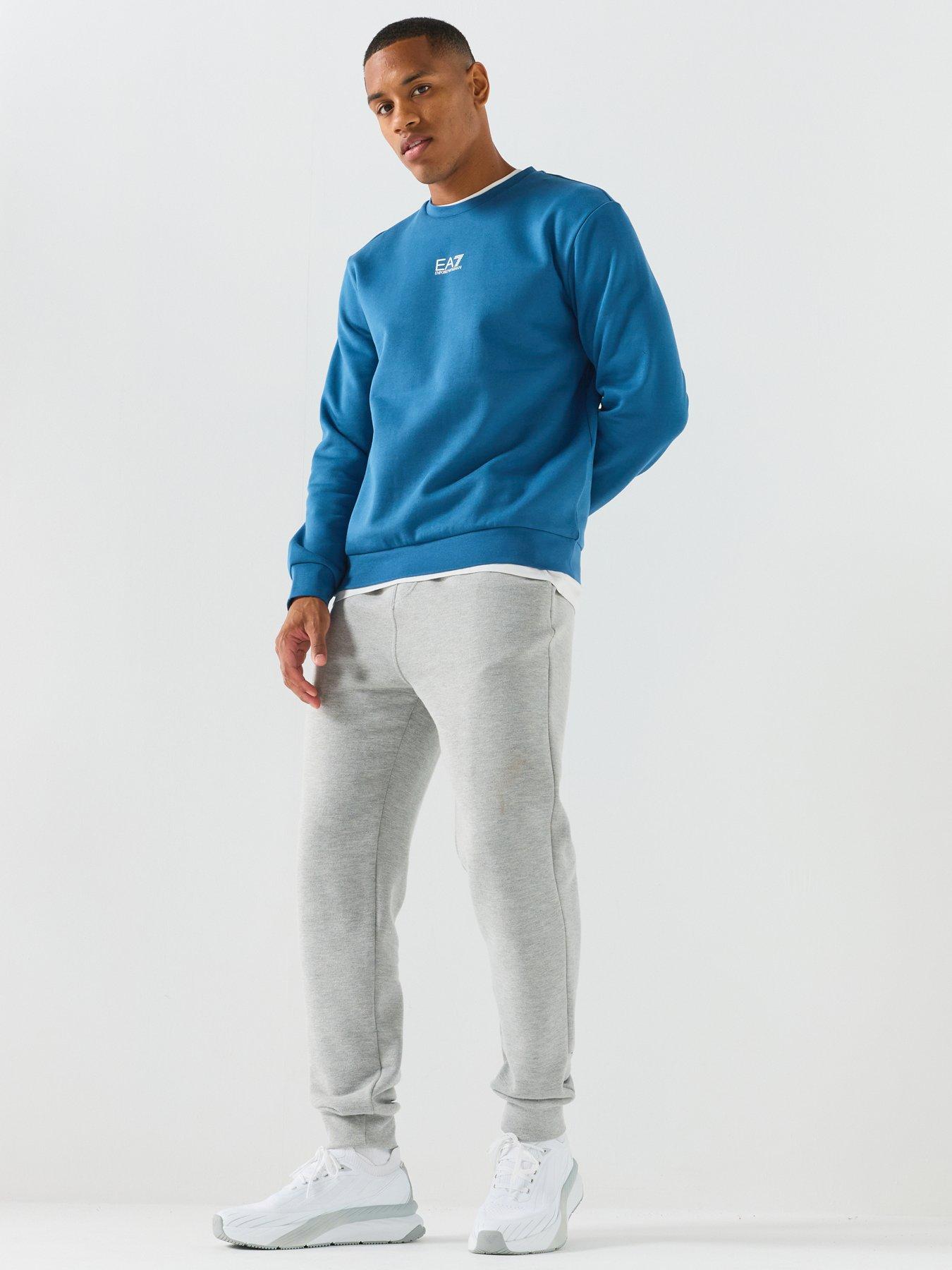 Image 3 of 5 of EA7 Emporio Armani Core Id Logo Crew Sweatshirt - Blue