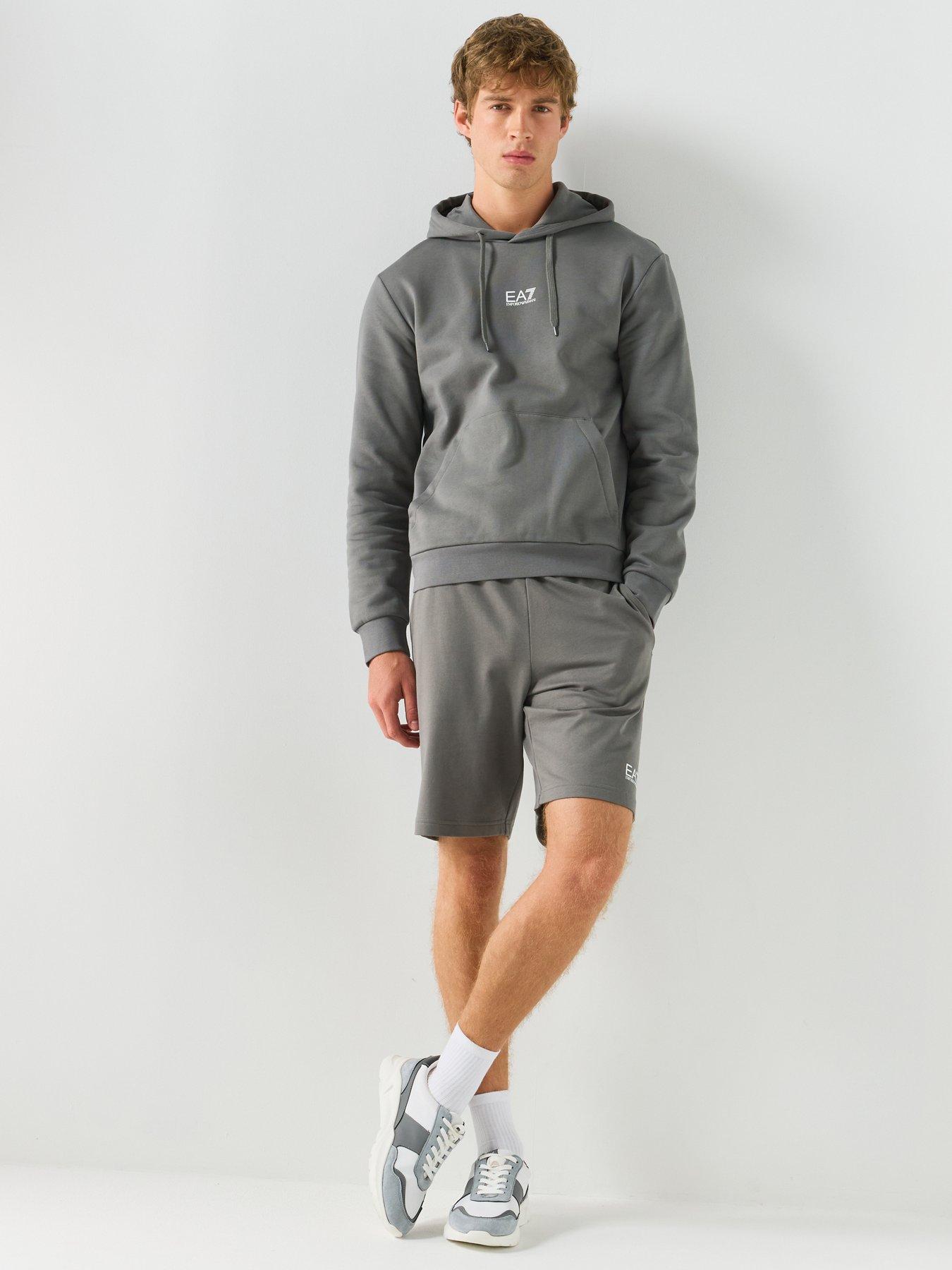 Image 3 of 6 of EA7 Emporio Armani Core ID Logo Hoodie - Grey