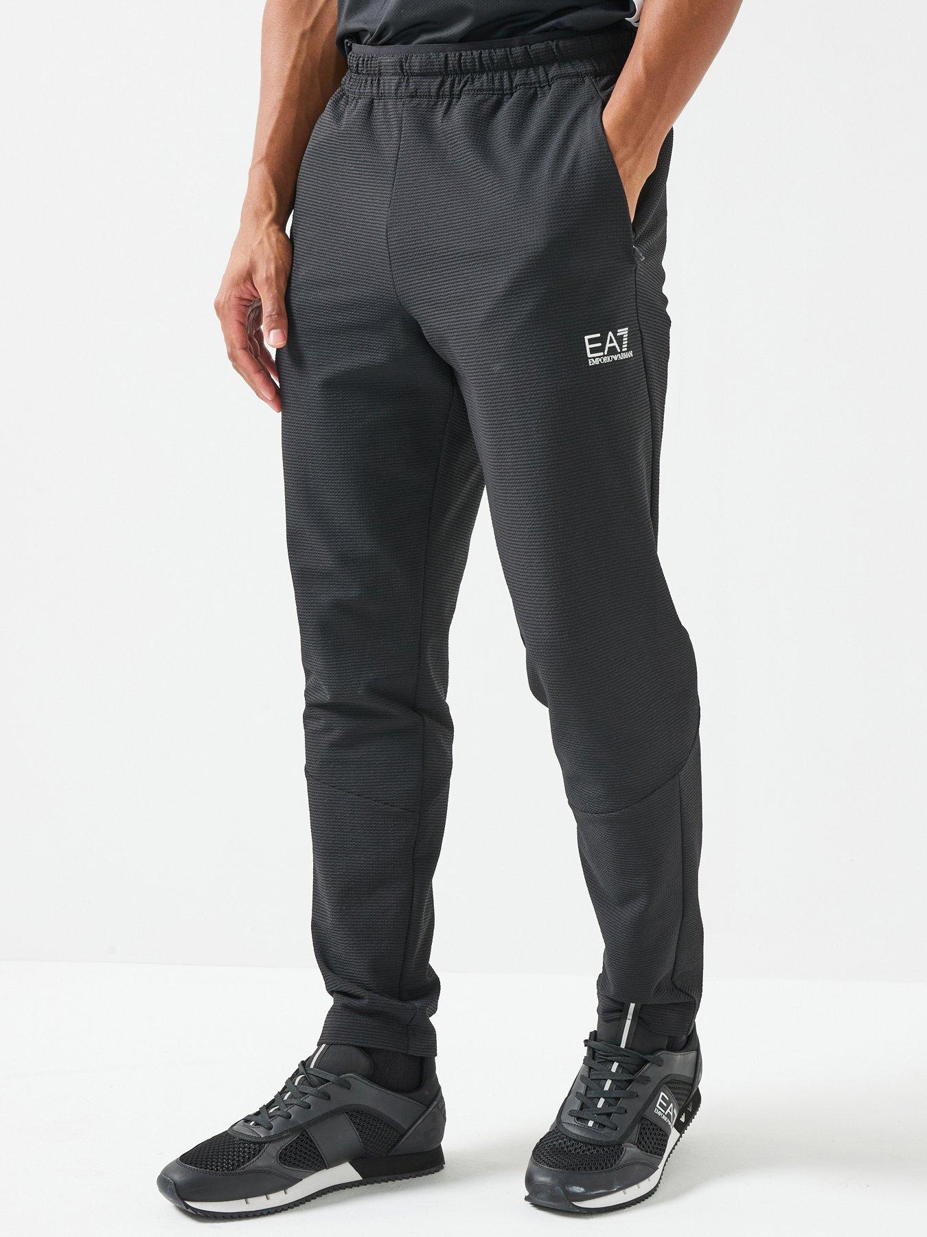 Image 1 of 6 of EA7 Emporio Armani Ventus7 Tech Tapered Joggers - Black