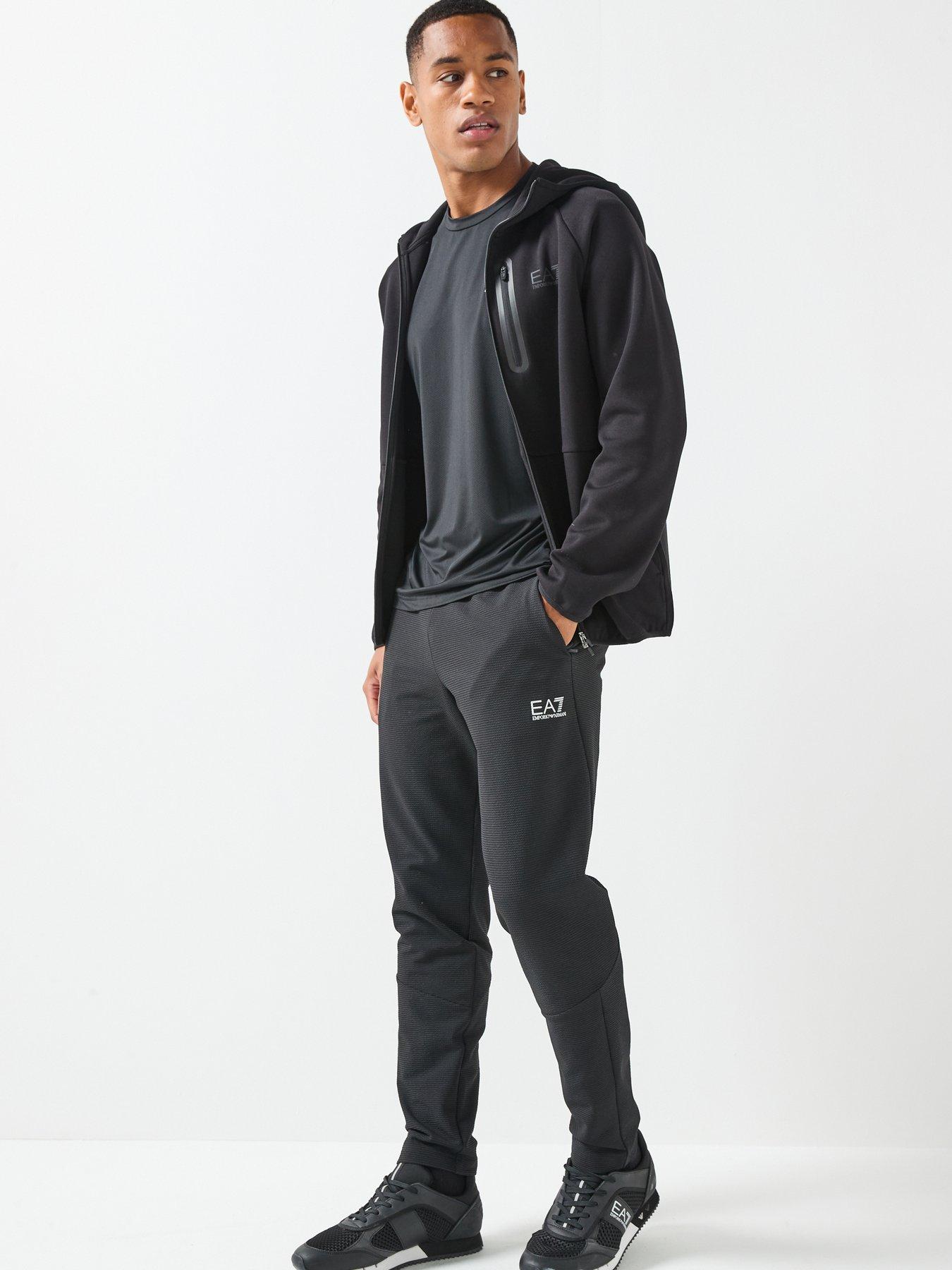 Image 3 of 6 of EA7 Emporio Armani Ventus7 Tech Tapered Joggers - Black