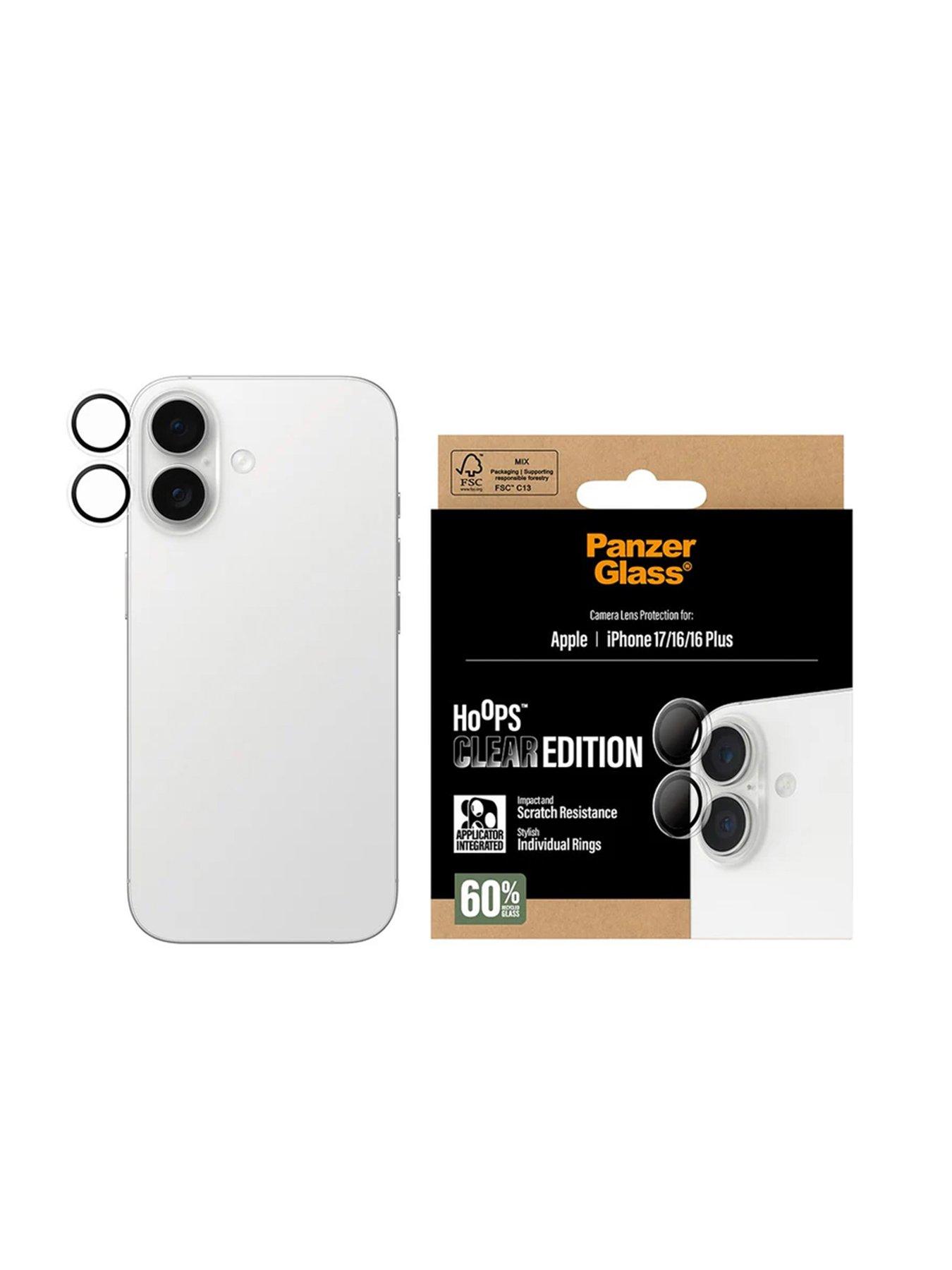 Image 4 of 4 of Panzerglass Hoops Transparent Camera Lens Protector iPhone 17 , iPhone 16 , 16 Plus