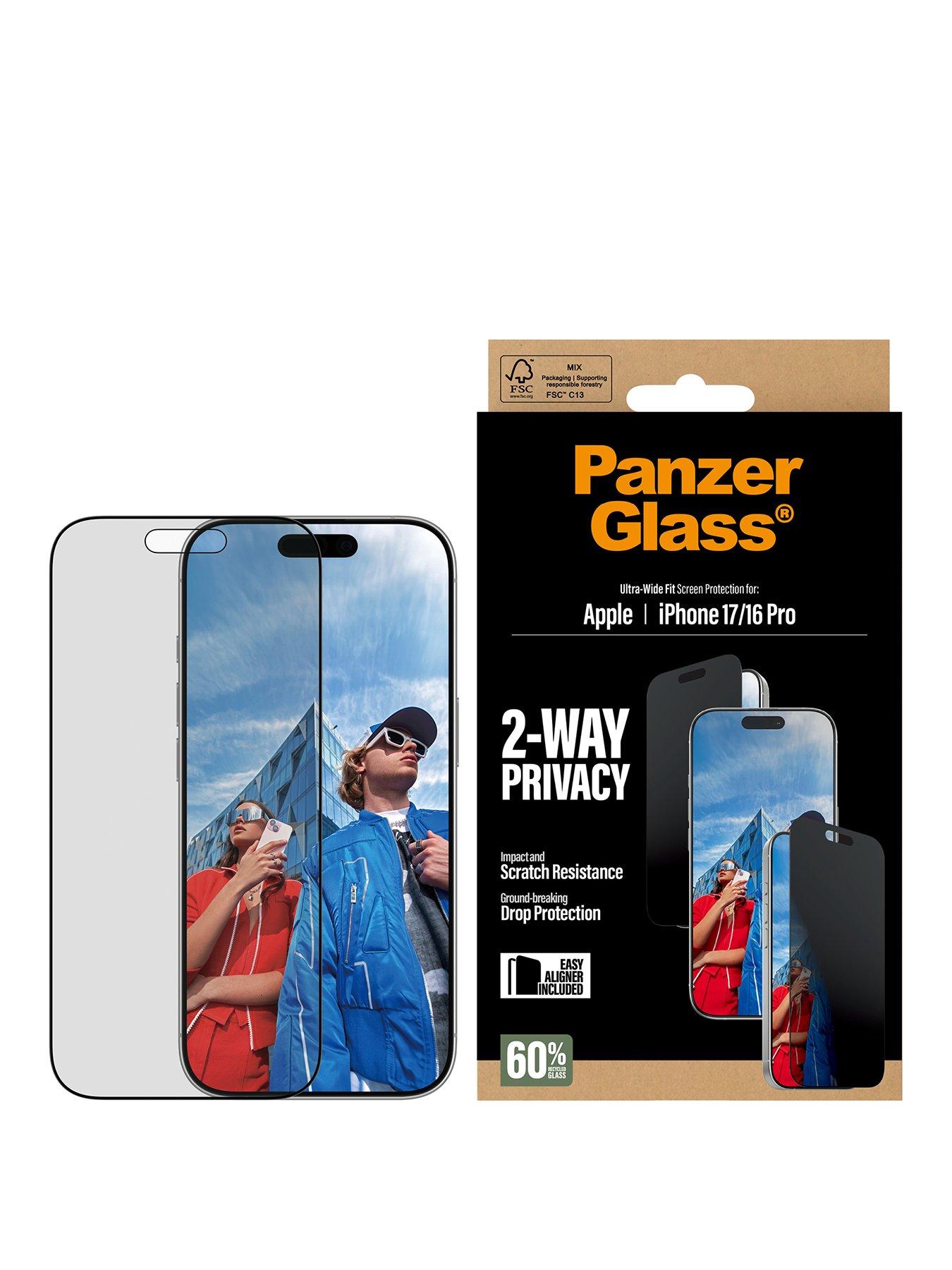 Panzerglass Privacy Screen Protector Iphone 2025 Non-Pro , Ultra- Wide Fit W. Easyaligner