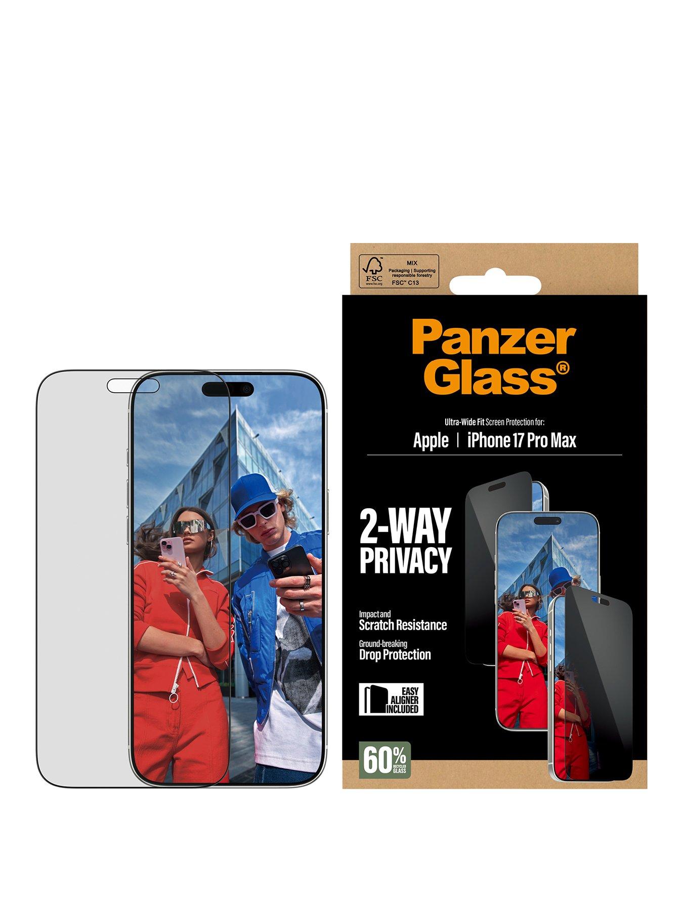 Panzerglass Privacy Screen Protector Iphone 2025 Pro Max , Ultra- Wide Fit W. Easyaligner