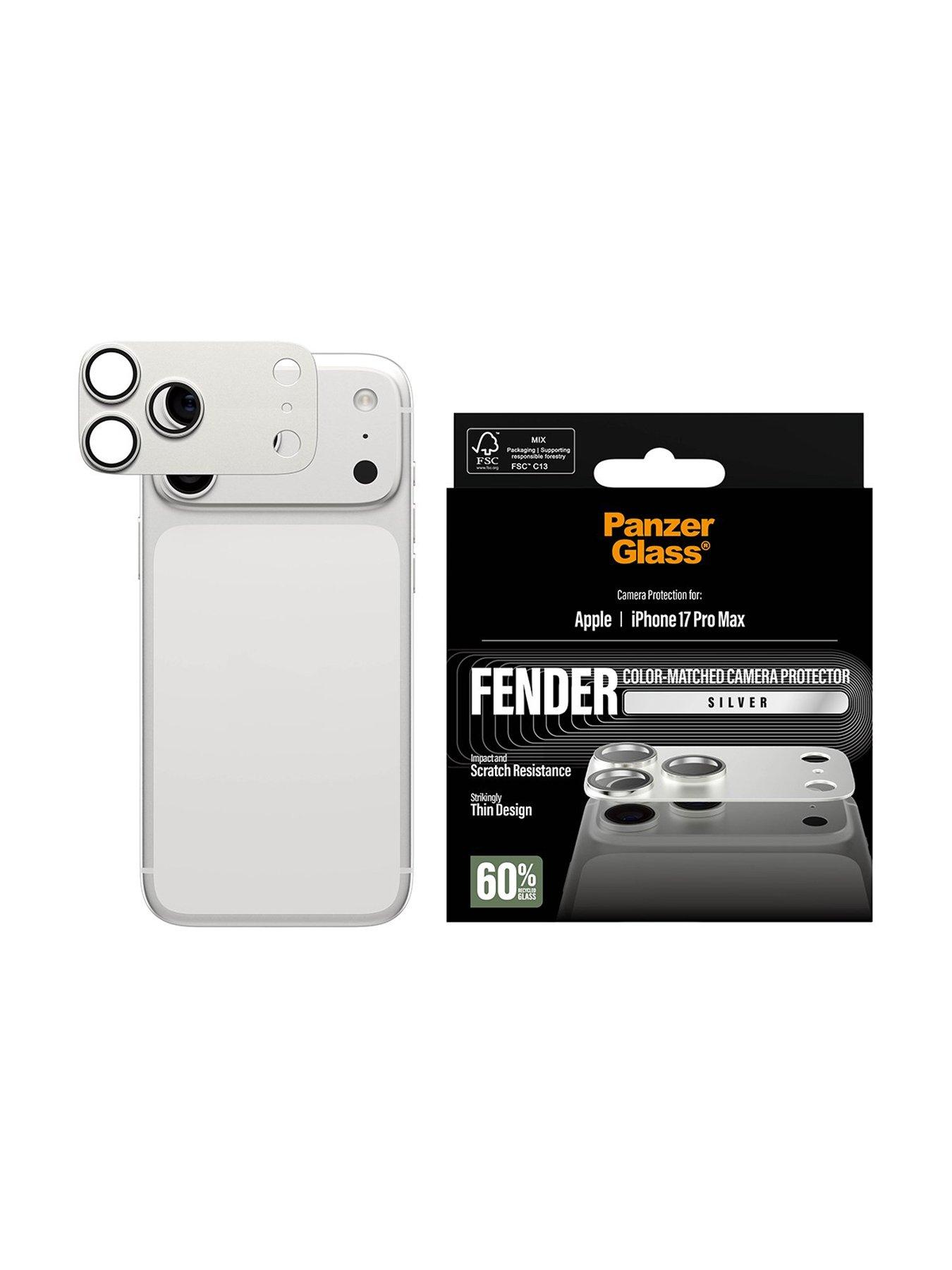 Image 3 of 4 of Panzerglass FENDER Camera Protector Silver iPhone 17 Pro Max