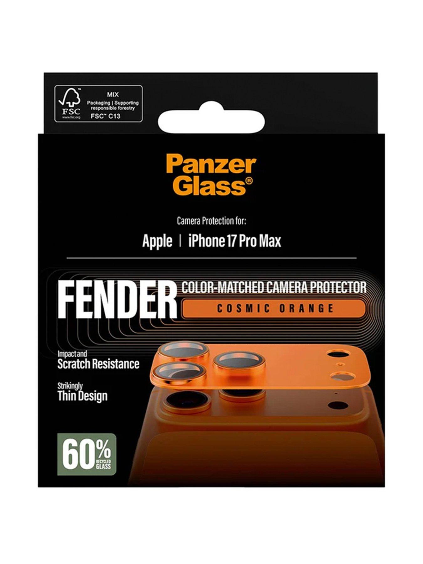 Image 3 of 5 of Panzerglass FENDER Camera Protector Cosmic Orange iPhone 17 Pro Max