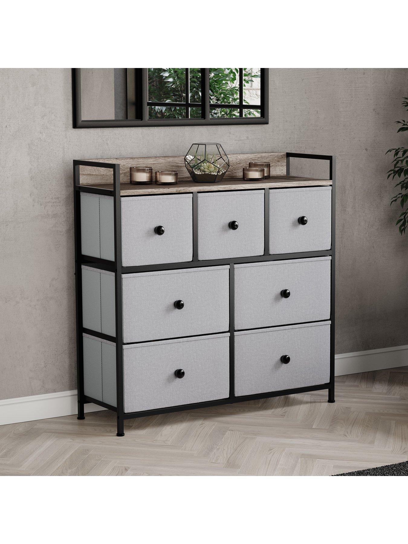 Vida Designs Chorley 7 Drawer Fabric Chest