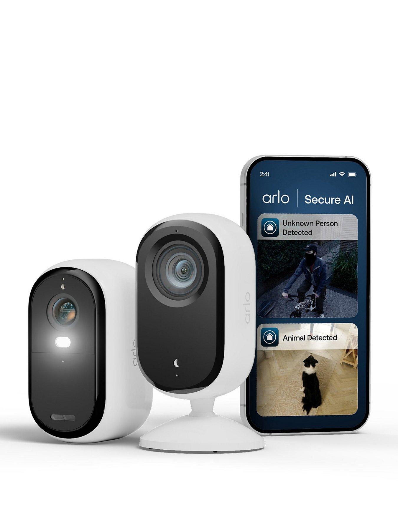 Arlo Essential 3 2K Outdoor Camera And Essential 3 2K Indoor Cameras