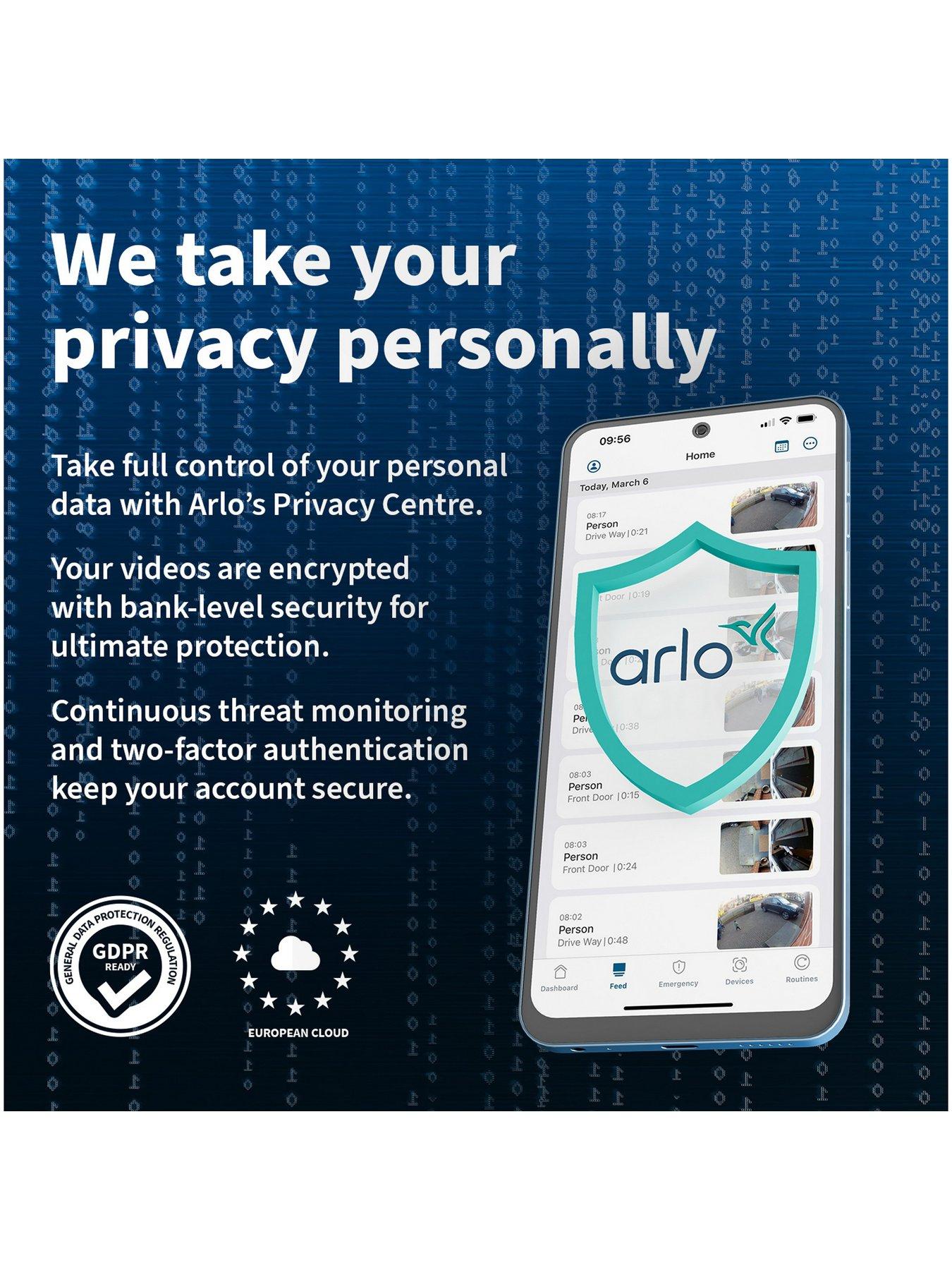 Image 4 of 8 of Arlo Essential 3 2K Indoor 2 Cameras Kit