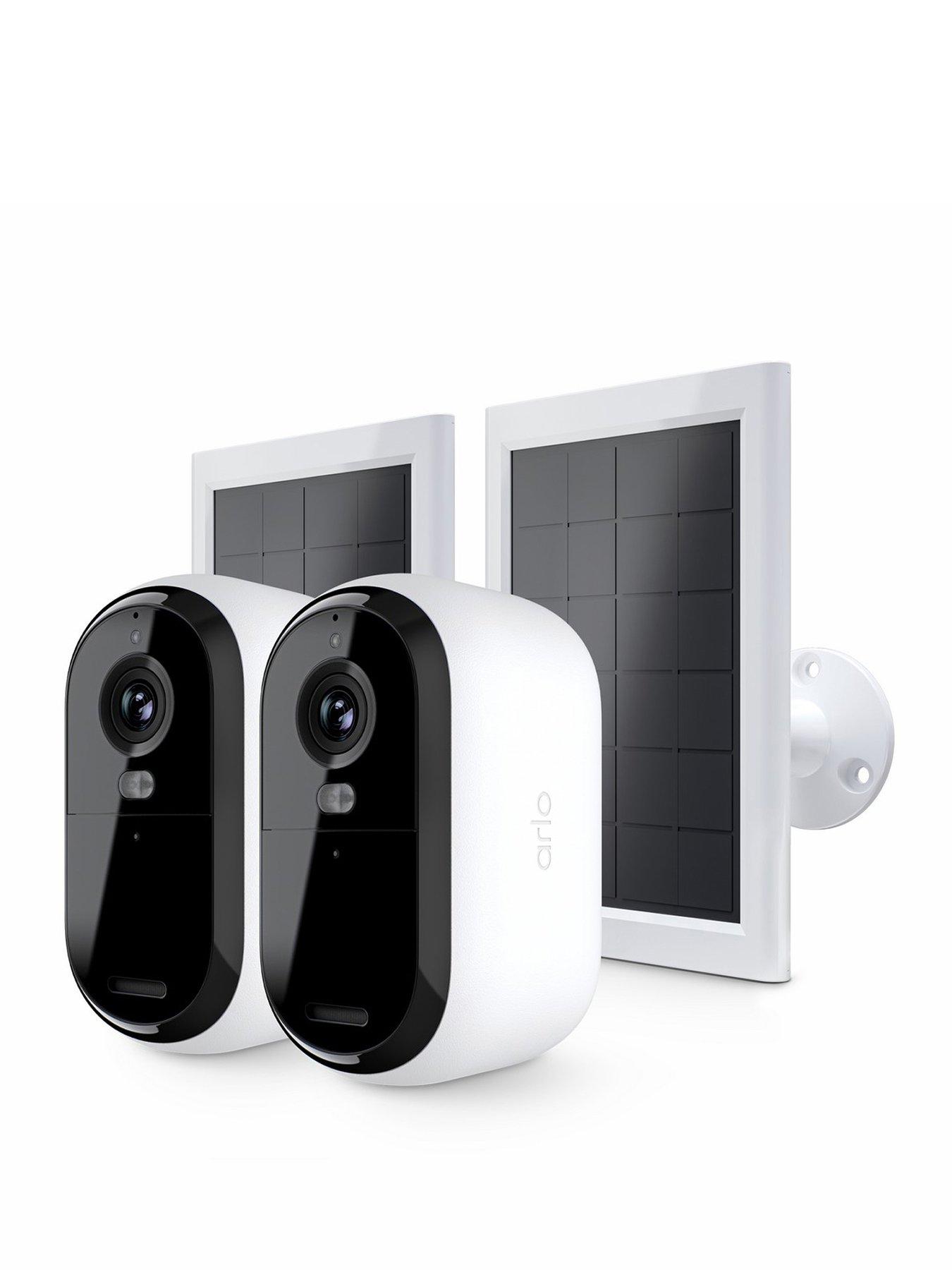 Arlo Essential 3 2K Outdoor 2 Cameras Kit with 2 Solar Panel Kit