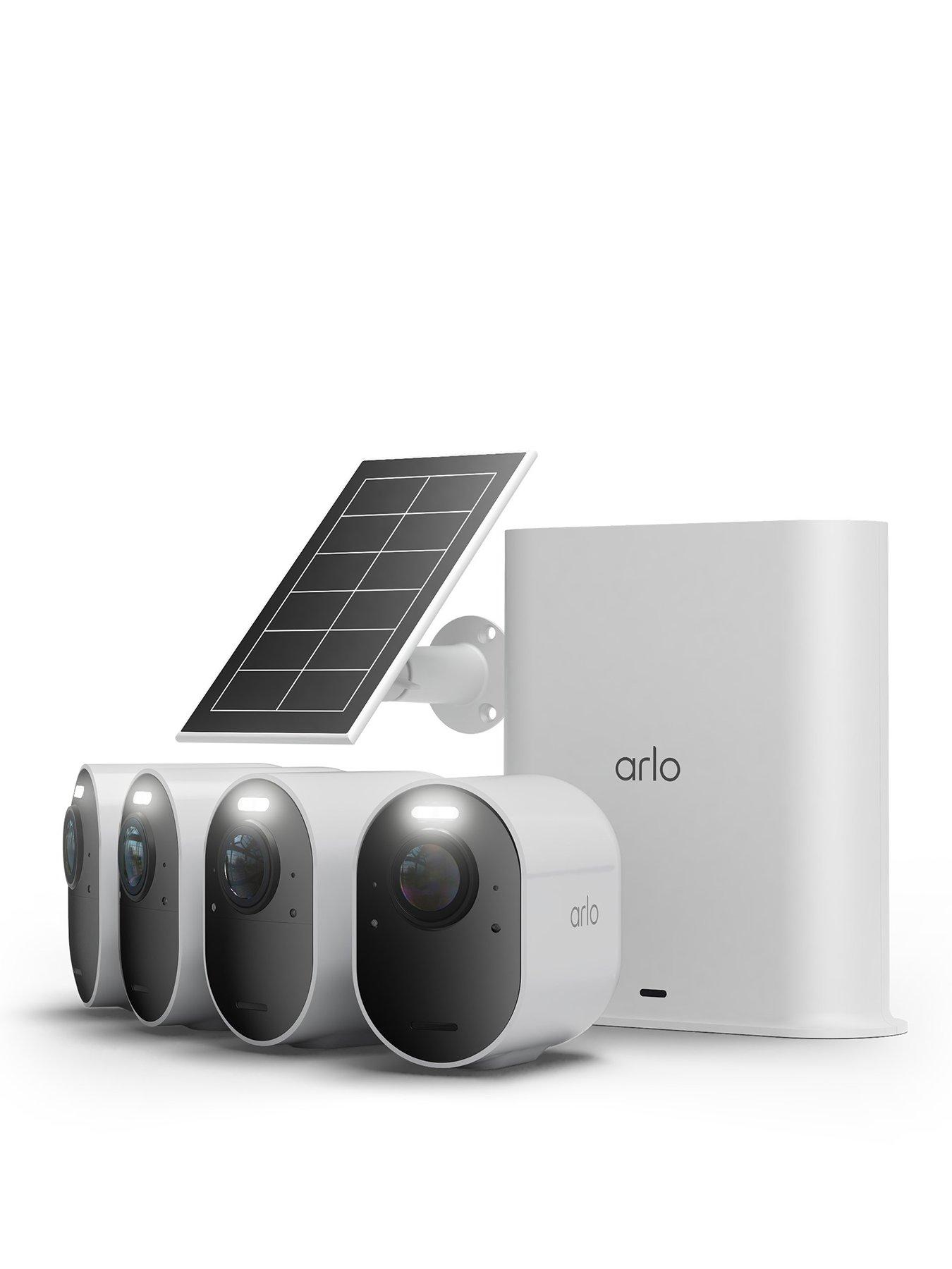 Arlo Ultra 3 4K 4 Security Cameras Kit and Solar Panel Kit