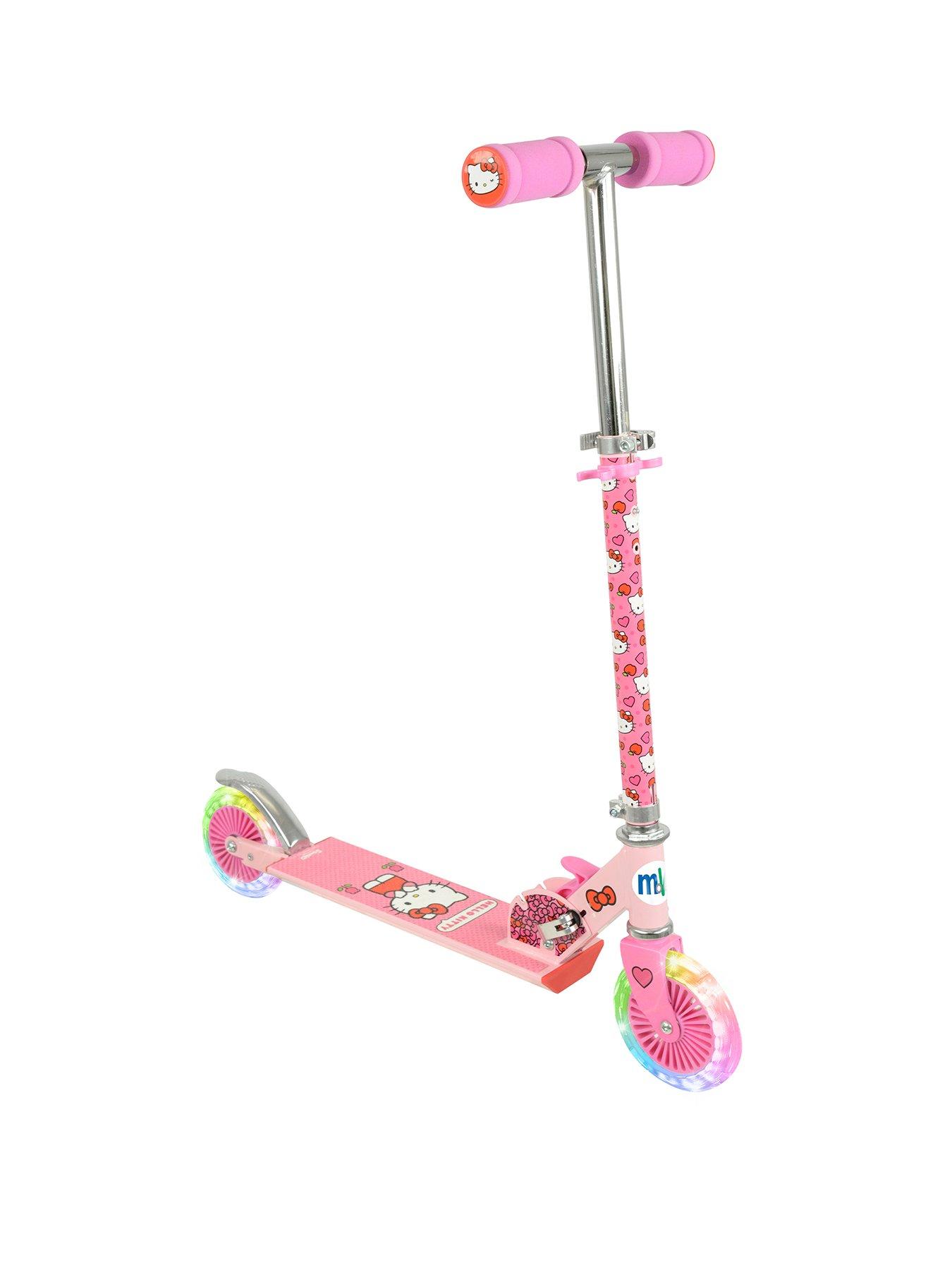 Image 1 of 7 of Hello Kitty Hello Kitty Folding Inline Scooter With Light Up Wheels