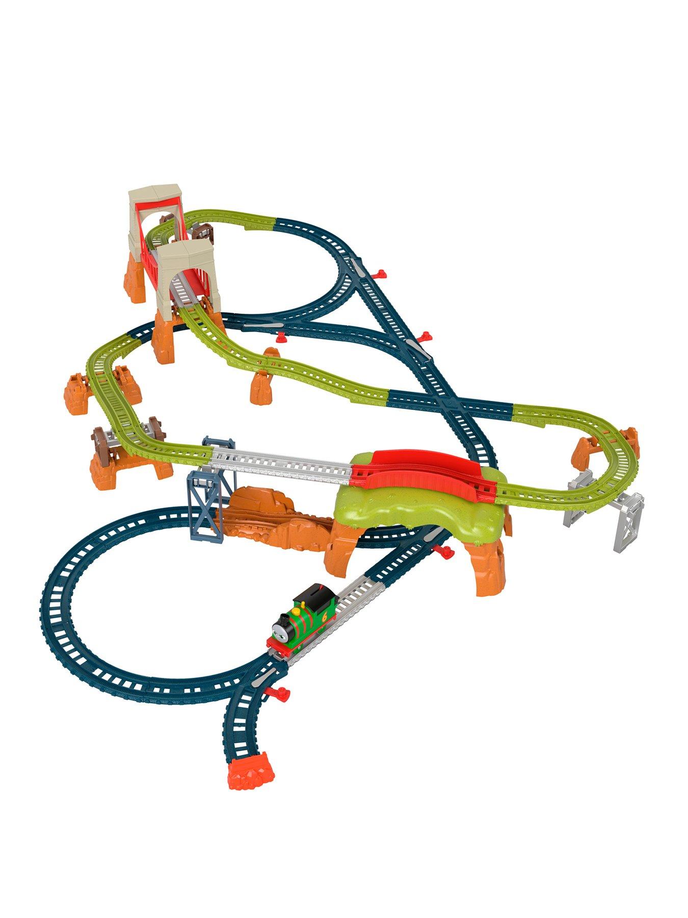 Image 1 of 7 of Thomas & Friends Percy 6-in-1 Motorised Train Set with Buildable Track Layouts