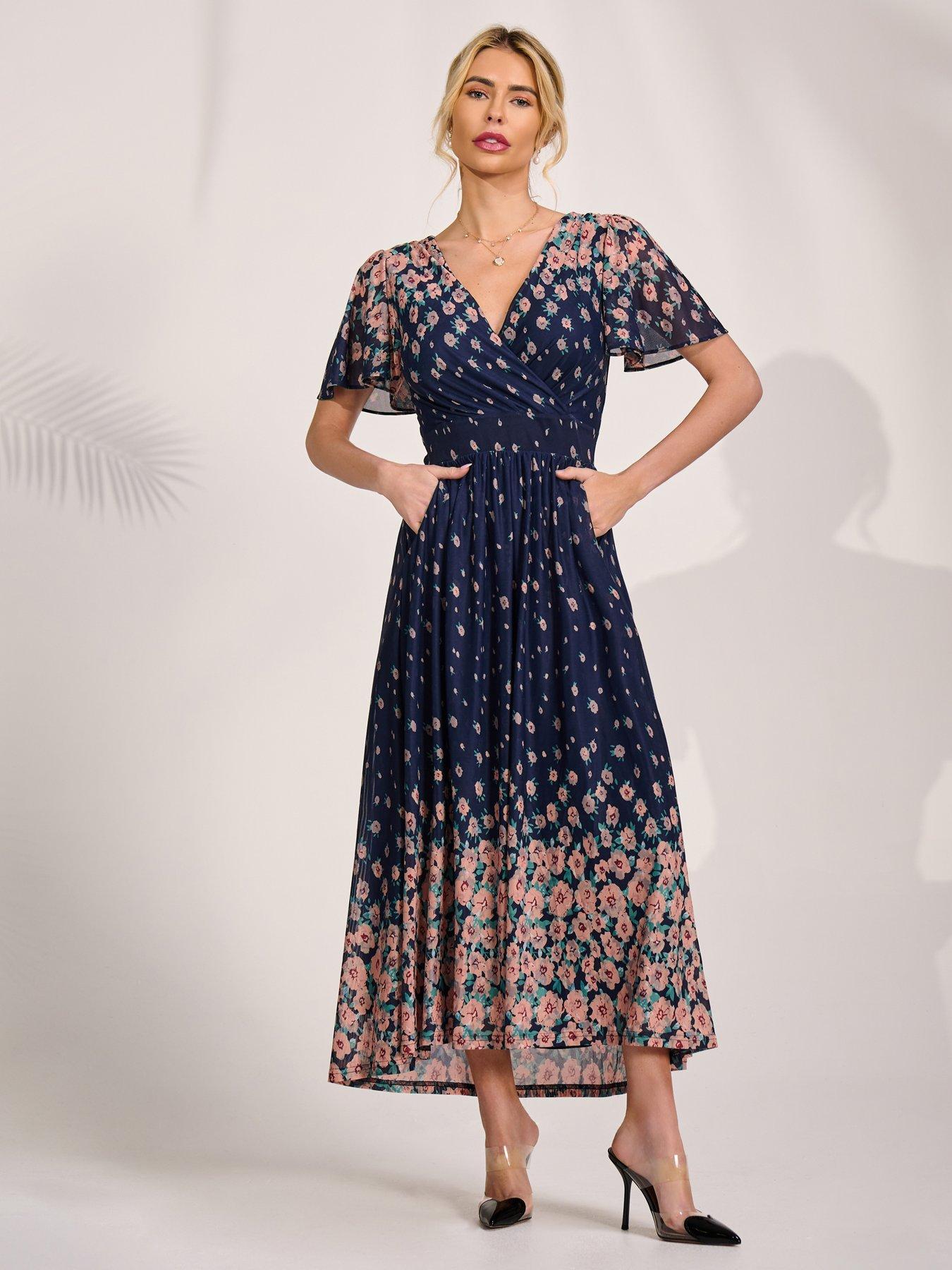 midaxi dress with short sleeves & Other Stories short sleeve drape twist midaxi dress with front split in  burgundy