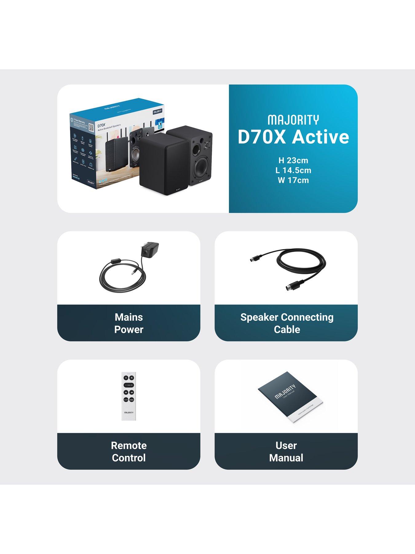 Image 7 of 7 of Majority D70X ACTIVE BOOK SHELF SPEAKER
