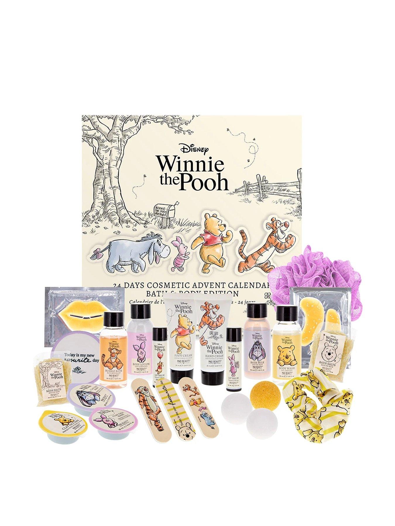 Image 1 of 3 of Winnie The Pooh 24-Day Bath &amp; Body Advent Calendar Beauty Set