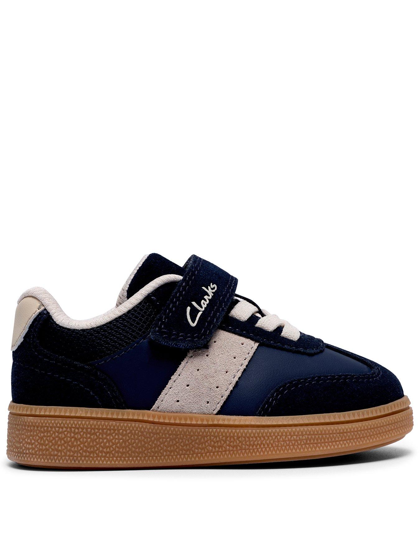 Clarks Toddler Cypress Step Trainer, Navy, Size 5 Younger