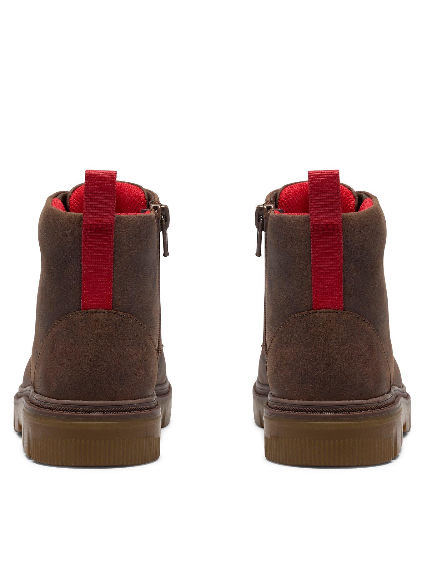 Image 3 of 7 of Clarks Older Lorcam Hill Boots - Brown