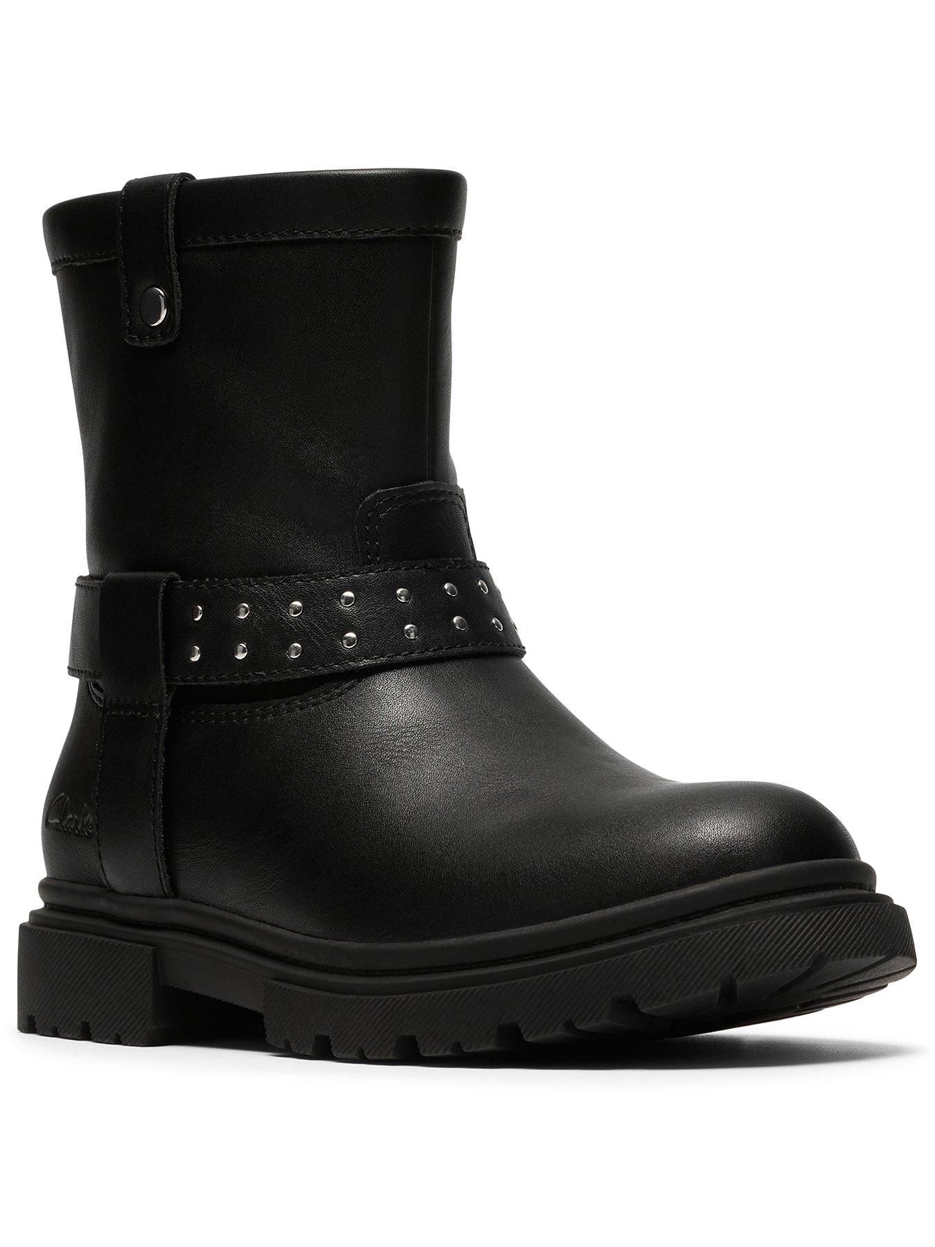 Image 2 of 6 of Clarks Toddler Zariah Edge Boot - Black