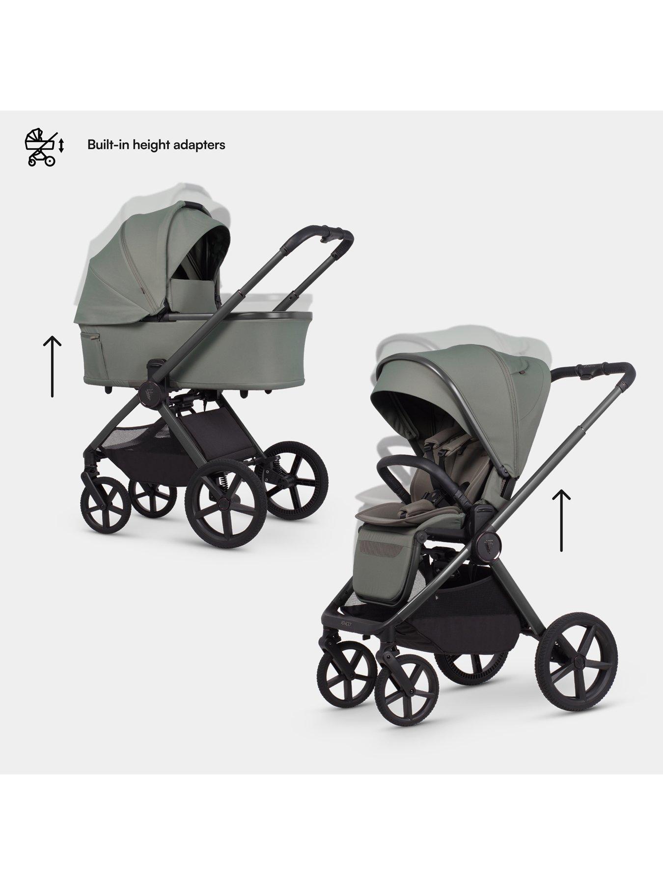 Image 3 of 8 of Venicci Upline 3 - 4in1 Bundle Tiago Black Car Seat and 360 Base - Aloe