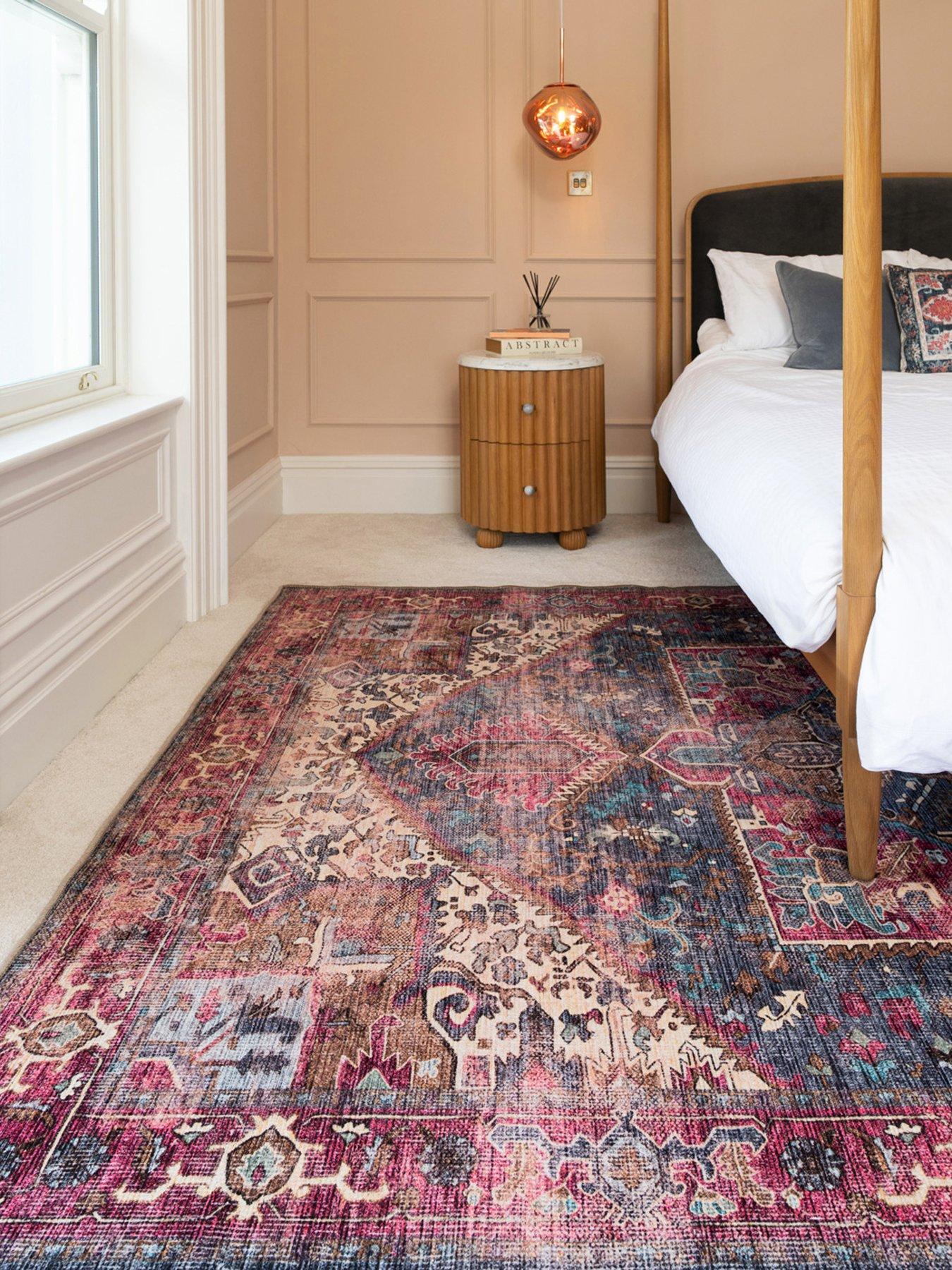 Kukoon Soft Washable Multicolour Rug - Delphine | Very
