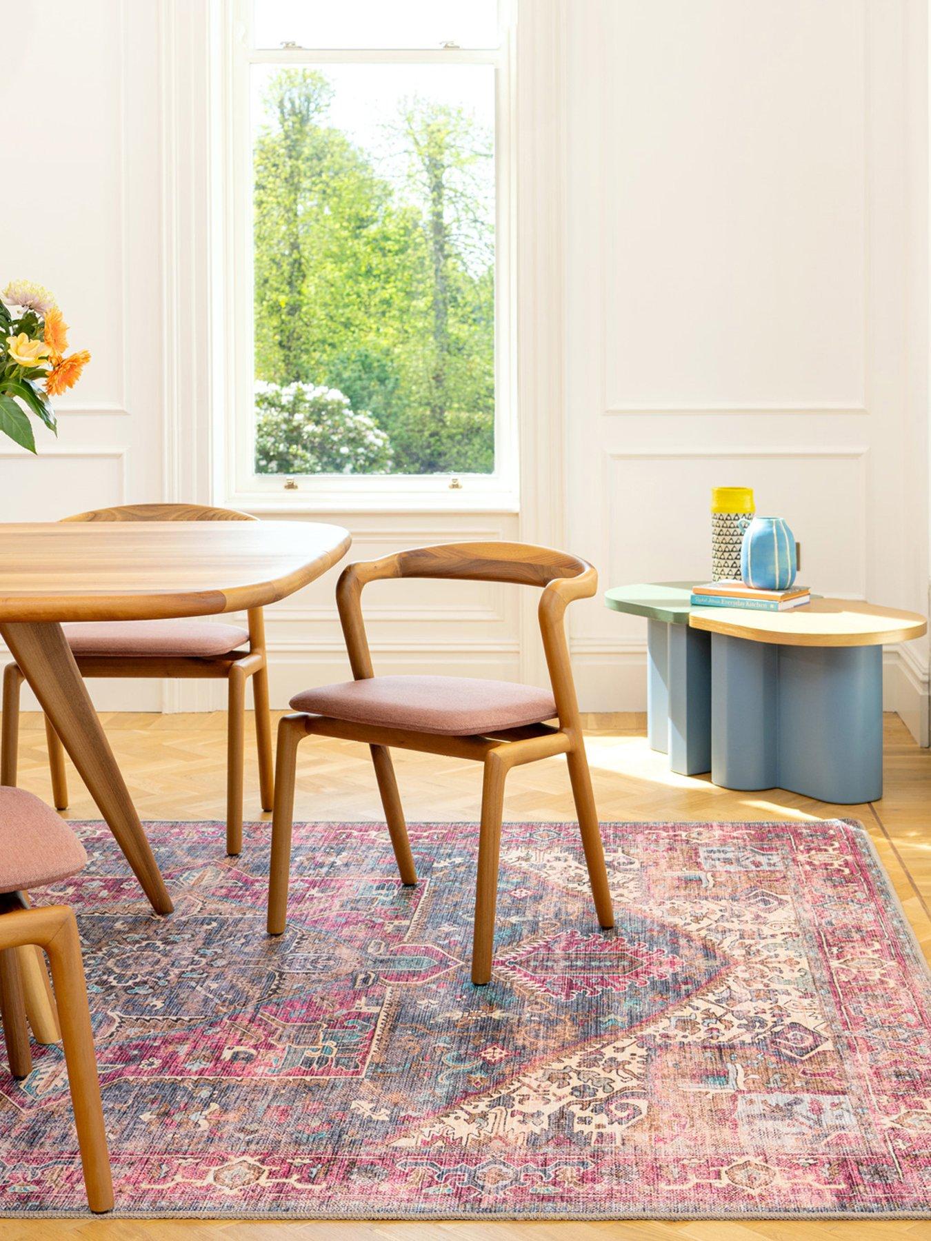 Kukoon Soft Washable Multicolour Rug - Delphine | Very
