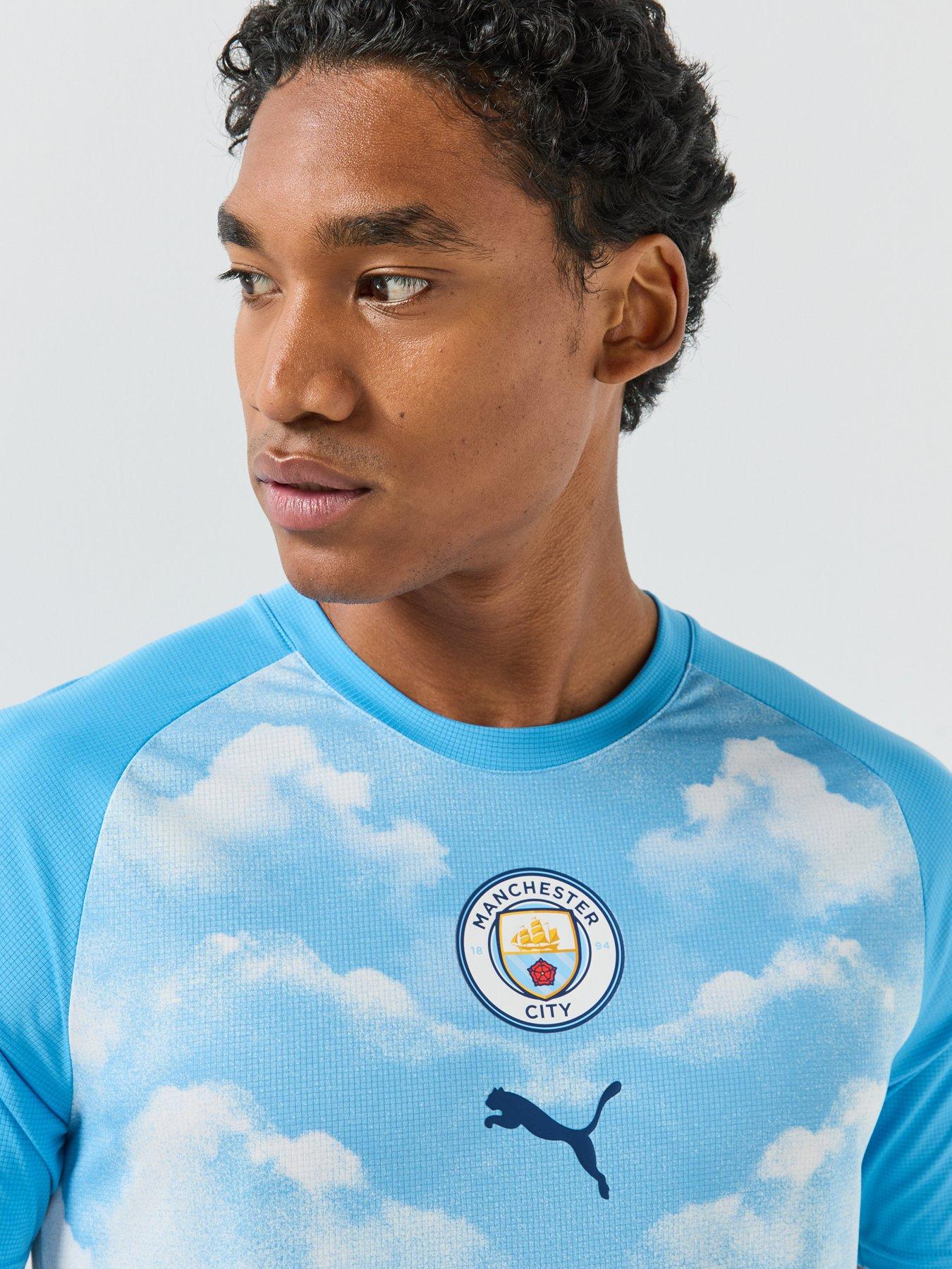 Image 4 of 5 of Puma Mens Manchester City 26/27 Warm Up Jersey - Blue