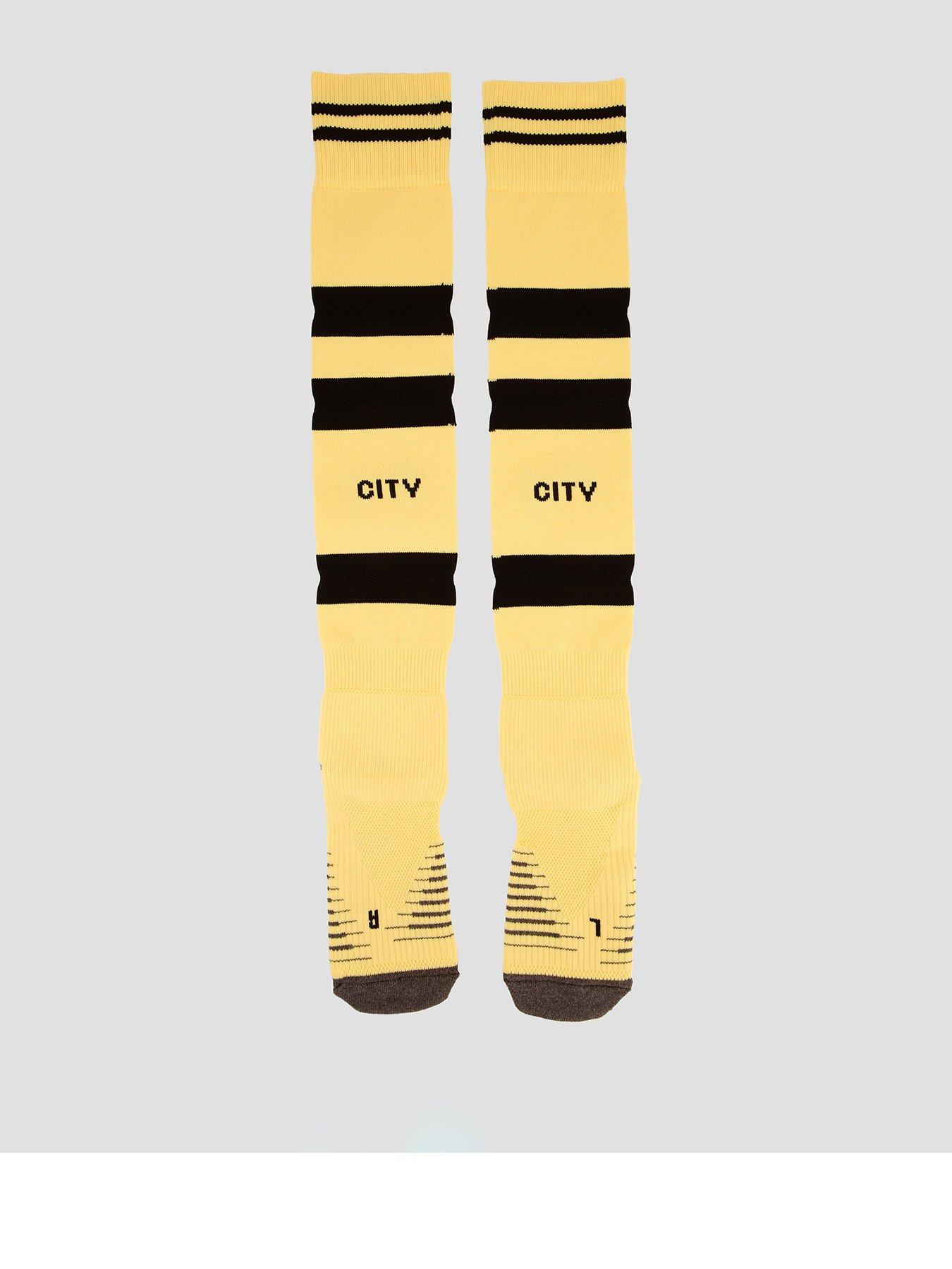 Image 1 of 5 of Puma Manchester City 26/27 Away Replica Sock - Black/Yellow