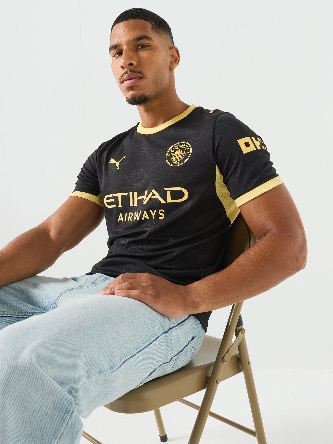 Puma Mens Manchester City 26/27 Away Replica Shirt - Black | Very