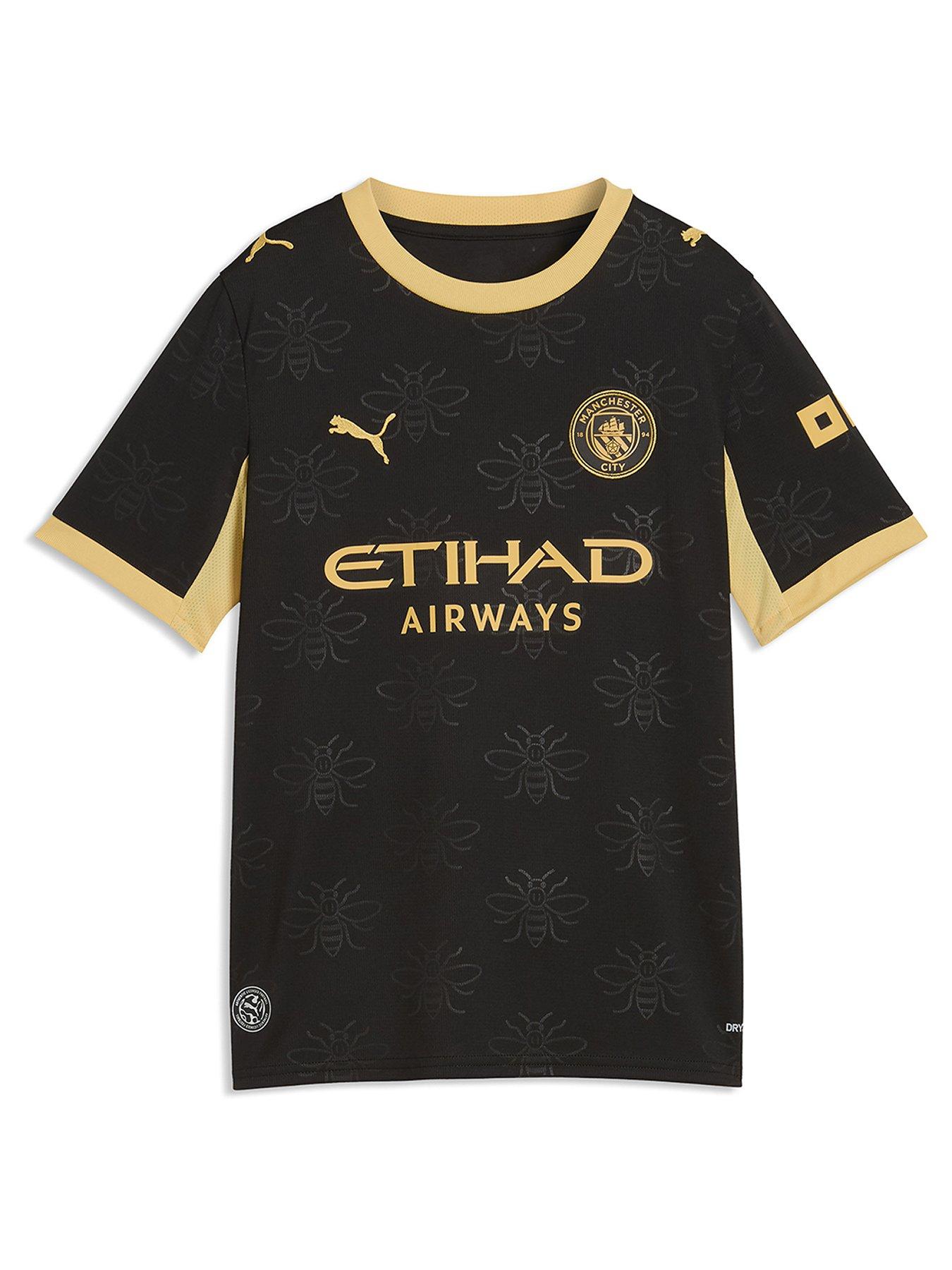 Puma Junior Manchester City 26/27 Away Replica Shirt - Black