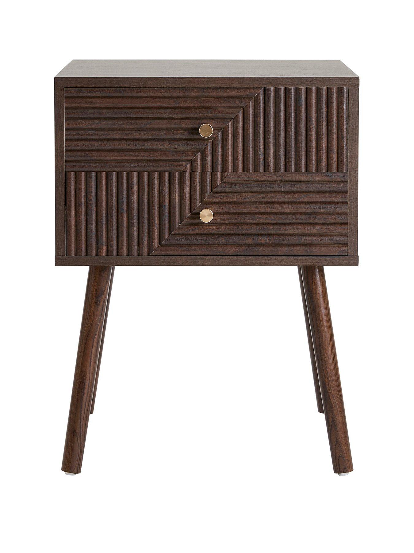 Image 2 of 6 of Dusk Dora 2 Drawer Nightstand - Walnut