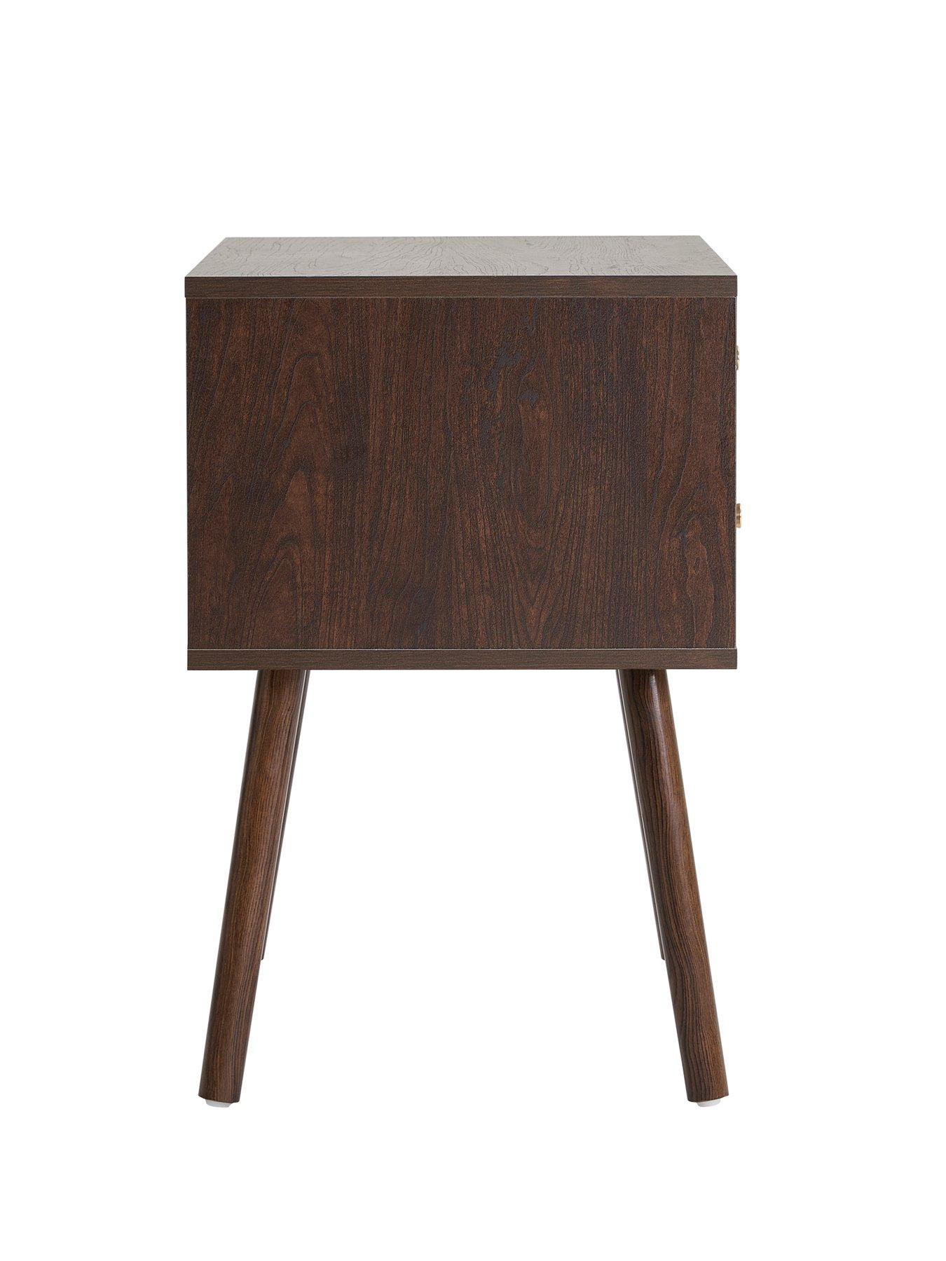 Image 4 of 6 of Dusk Dora 2 Drawer Nightstand - Walnut