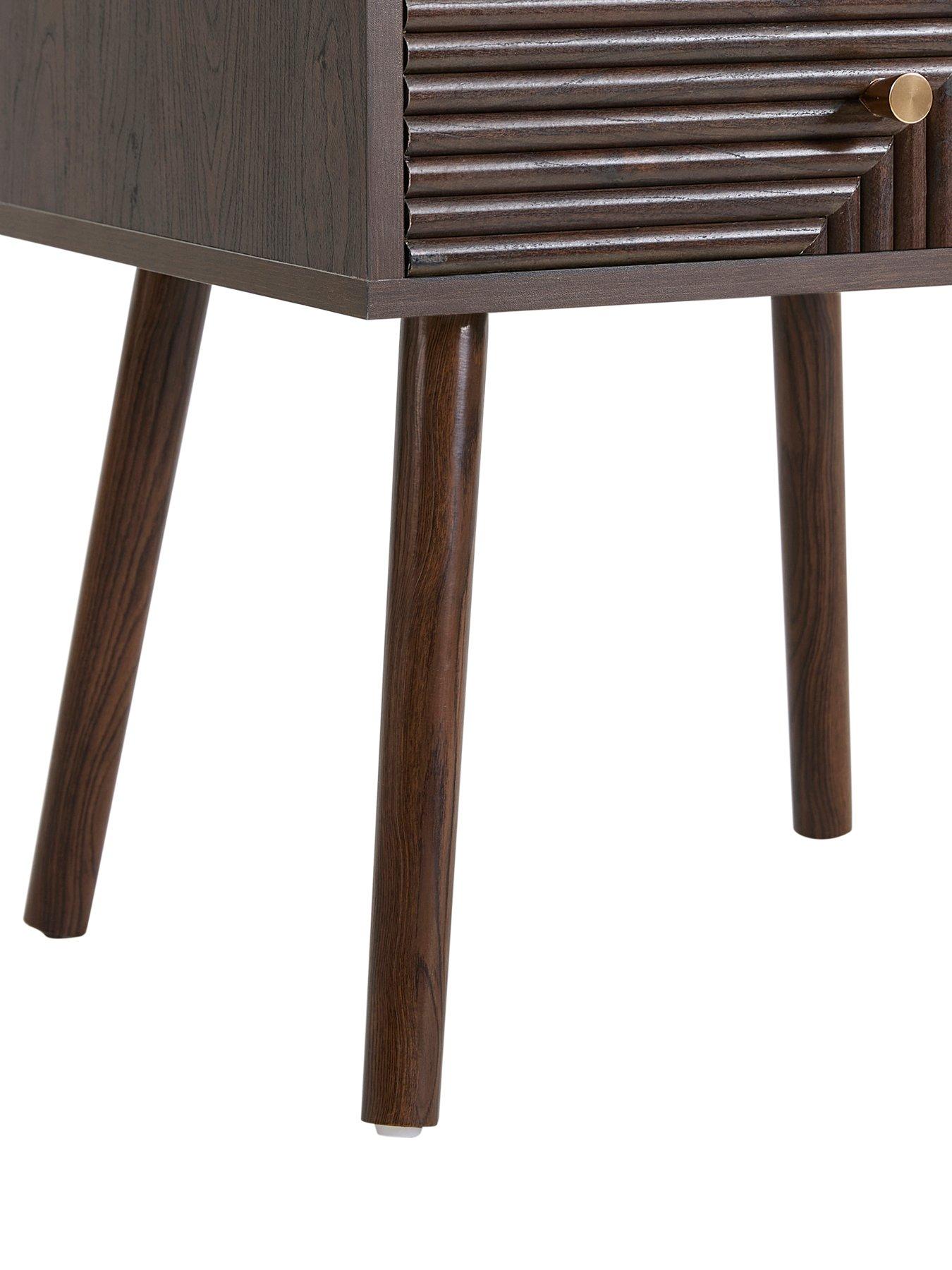 Image 6 of 6 of Dusk Dora 2 Drawer Nightstand - Walnut