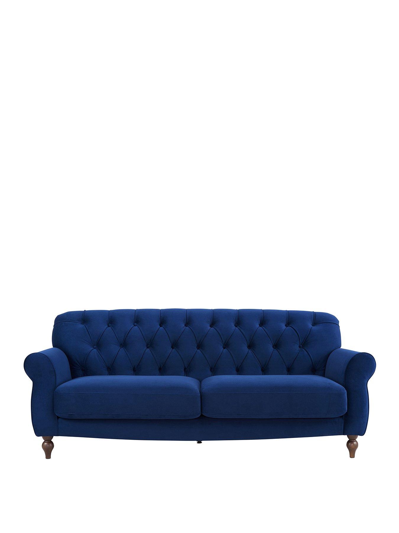 Image 2 of 7 of Dusk Hebden 3 Seater Sofa - Royal Blue