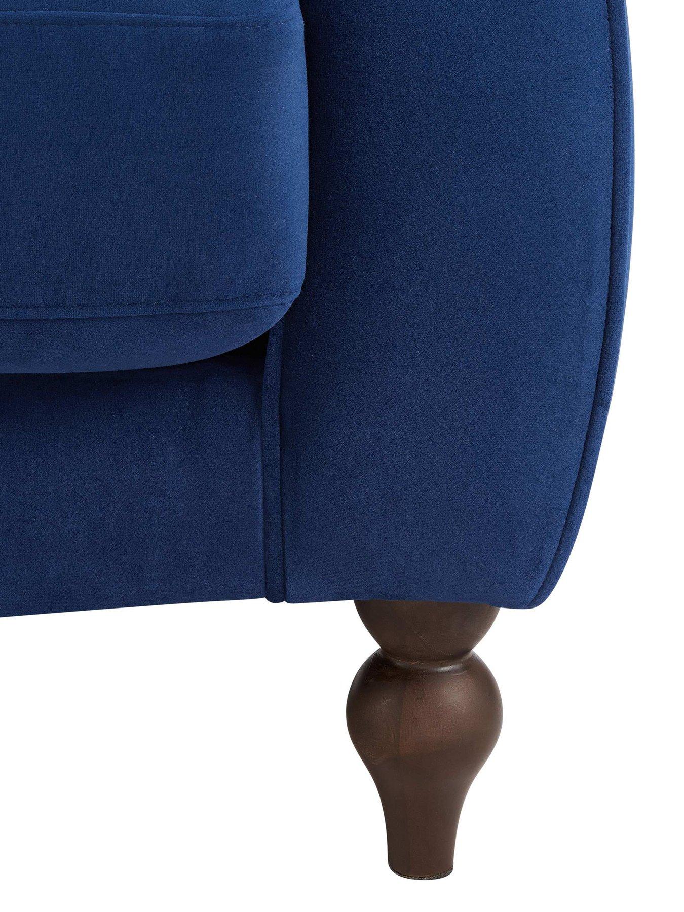 Image 6 of 7 of Dusk Hebden 3 Seater Sofa - Royal Blue