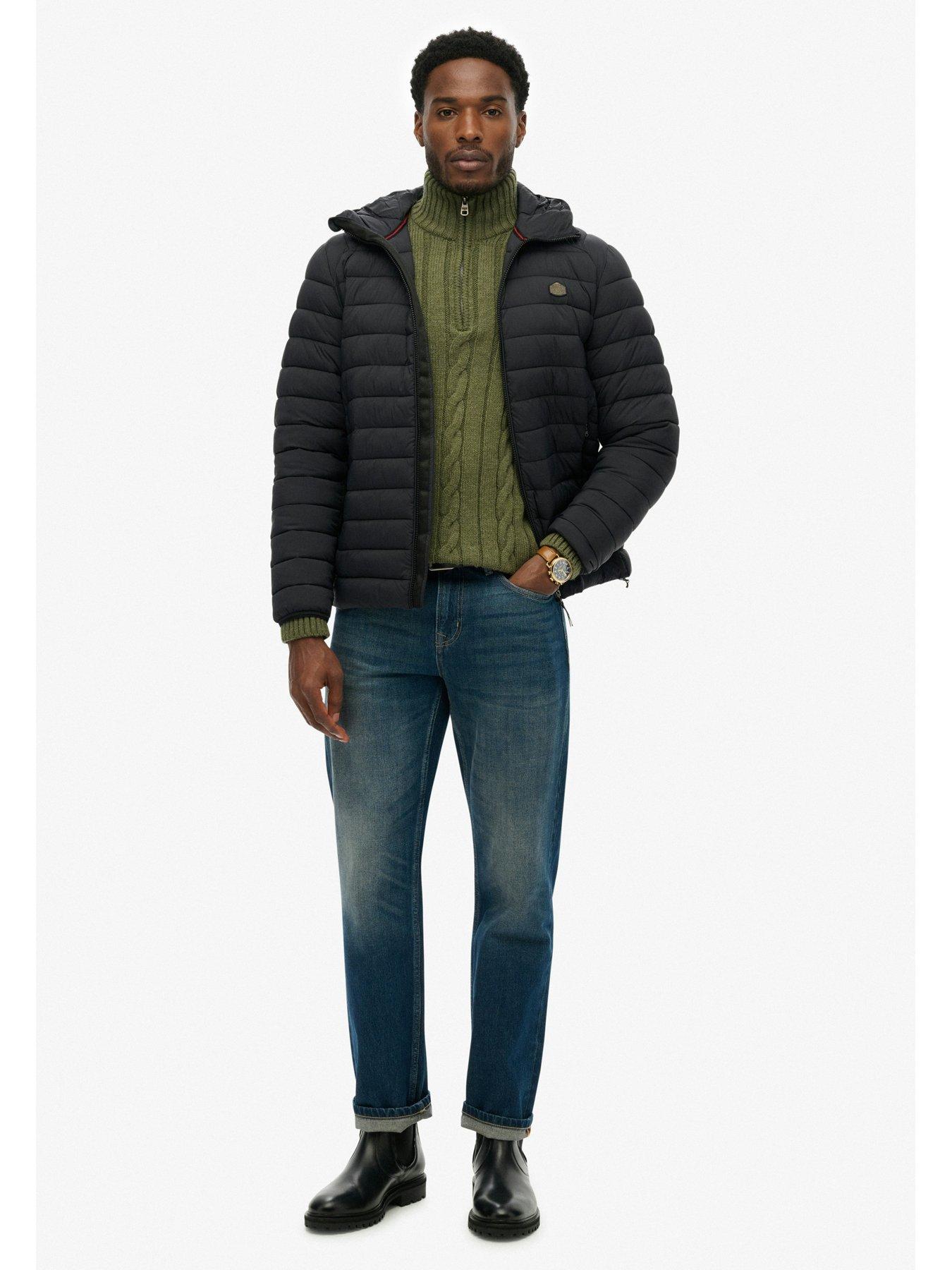 Image 3 of 6 of Superdry Hooded Fuji Lite Jacket - Navy