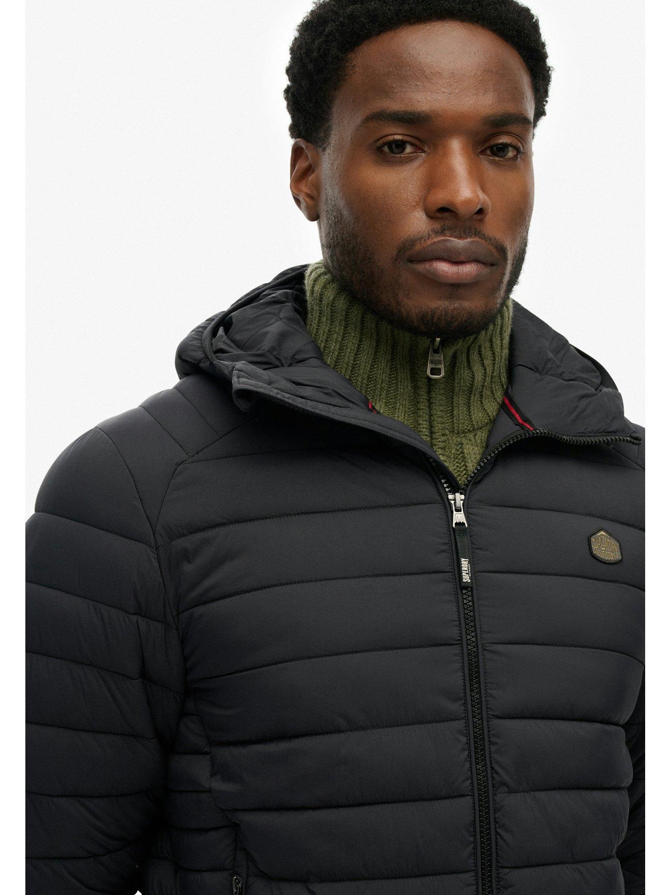 Image 5 of 6 of Superdry Hooded Fuji Lite Jacket - Navy
