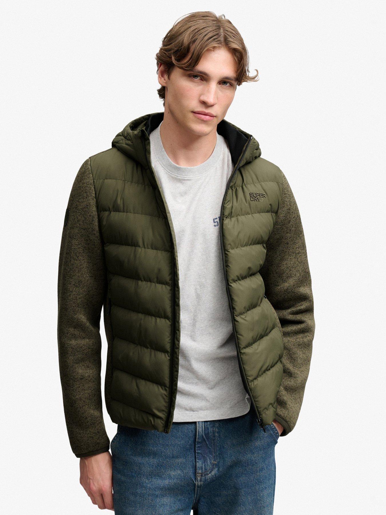 Sdr Men's Green/Khaki Superdry & Co Hybrid Cardigan - Image 3