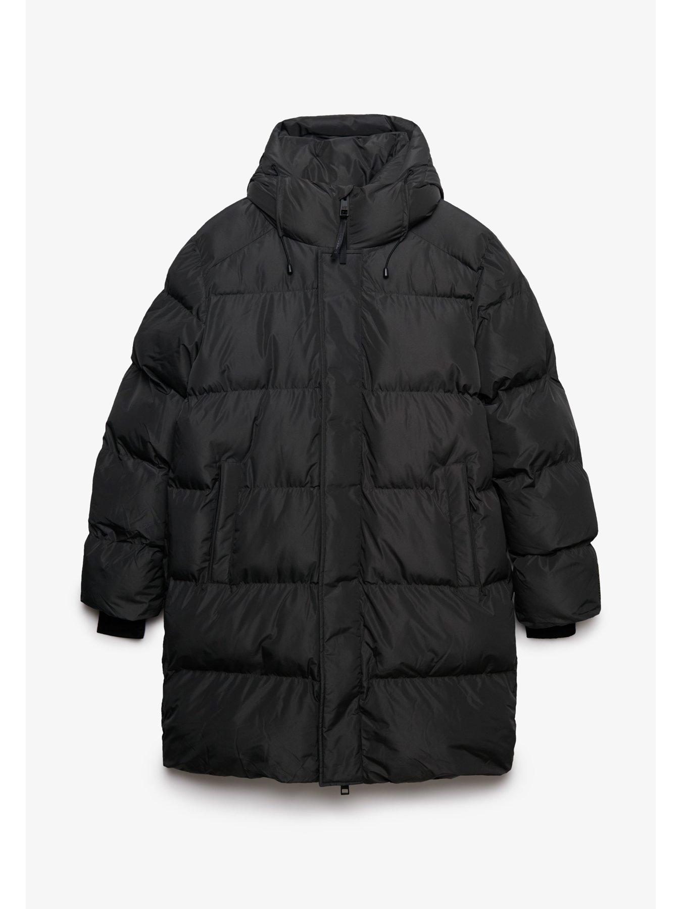 Image 6 of 6 of Superdry Hooded Sports Padded Coat - Green